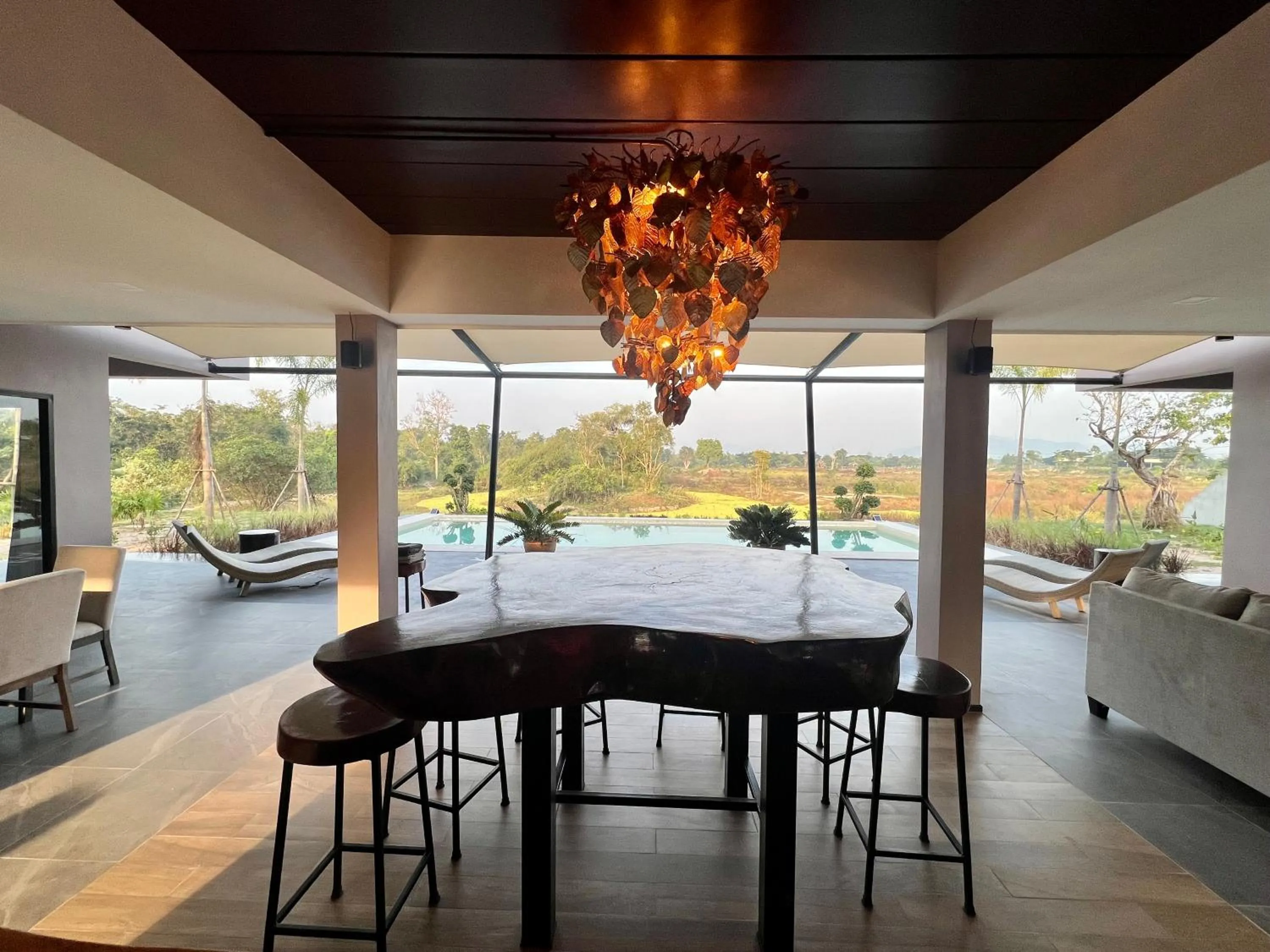 Living room in I love phants Lodge