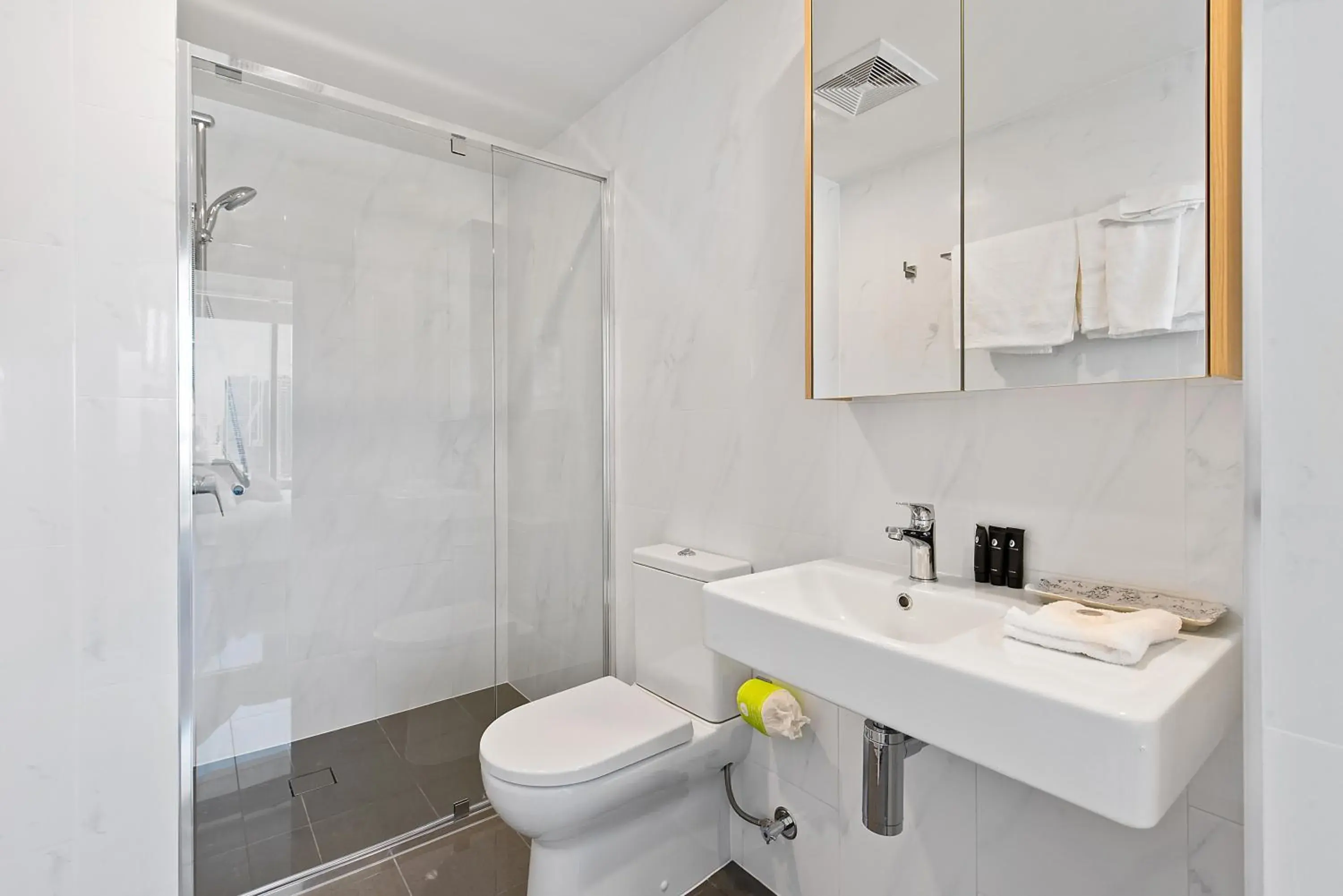 Toilet in Ivy and Eve Apartments by CLLIX Toilet in Ivy and Eve Apartments by CLLIX