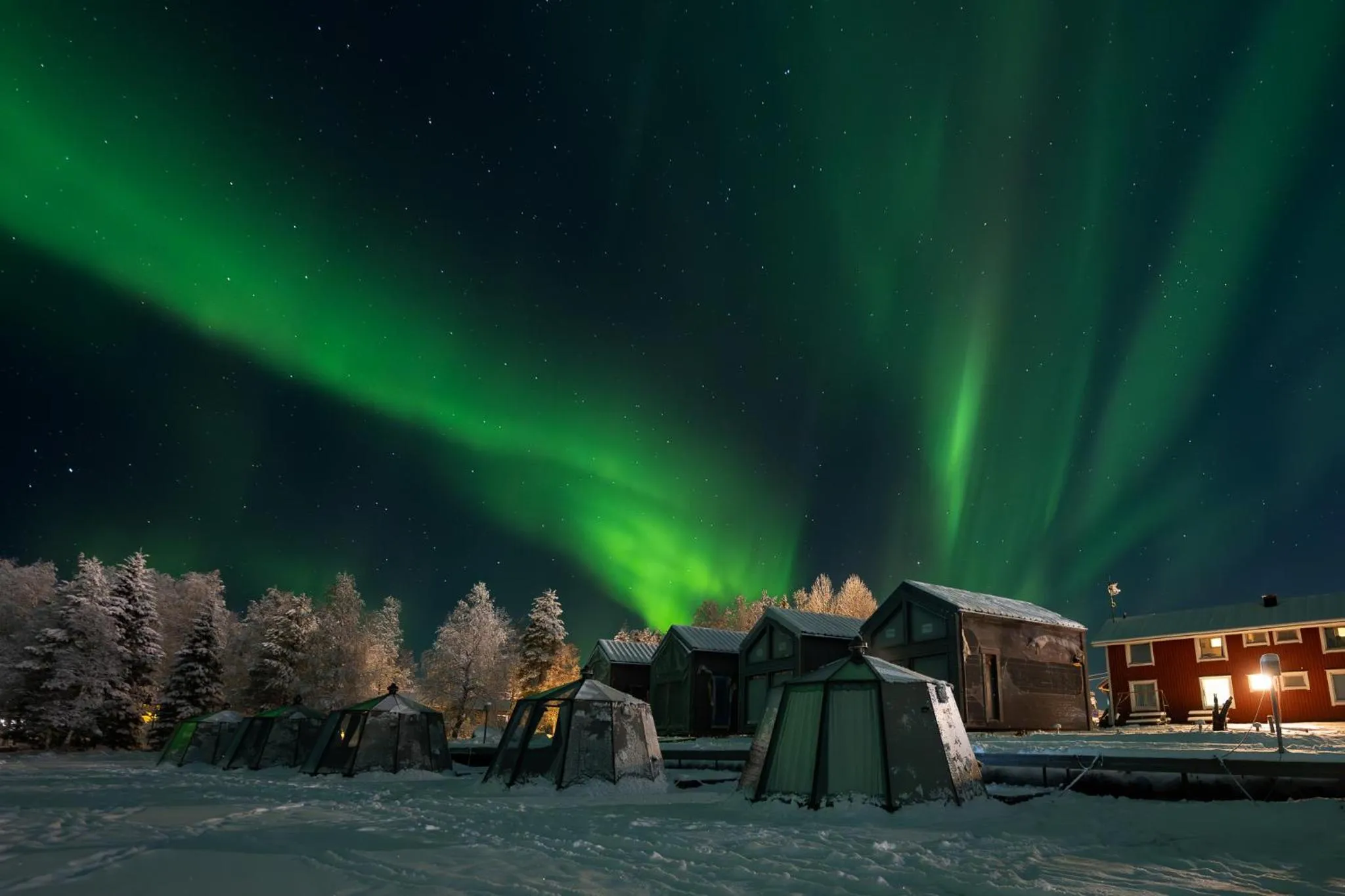 Property building in Arctic Guesthouse & Igloos