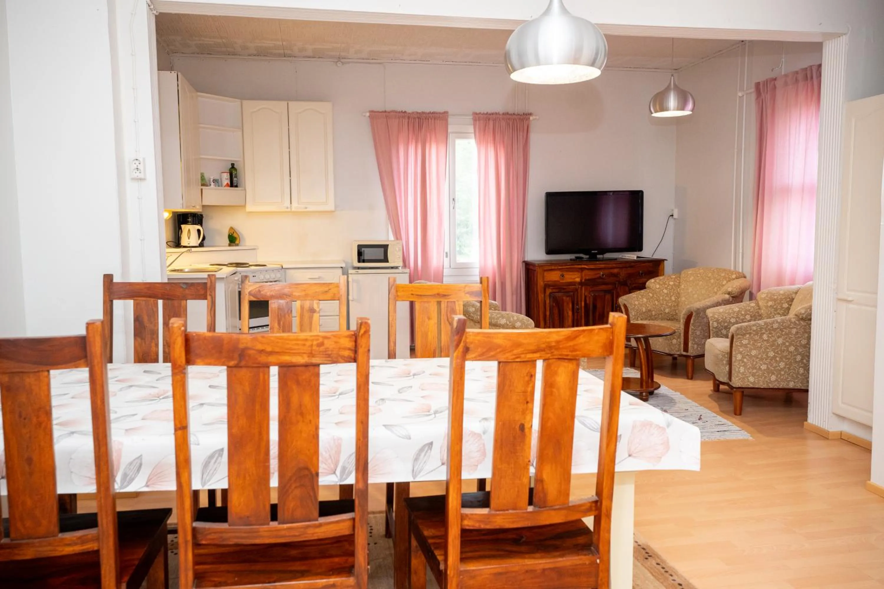 Seating area in Arctic Guesthouse & Igloos