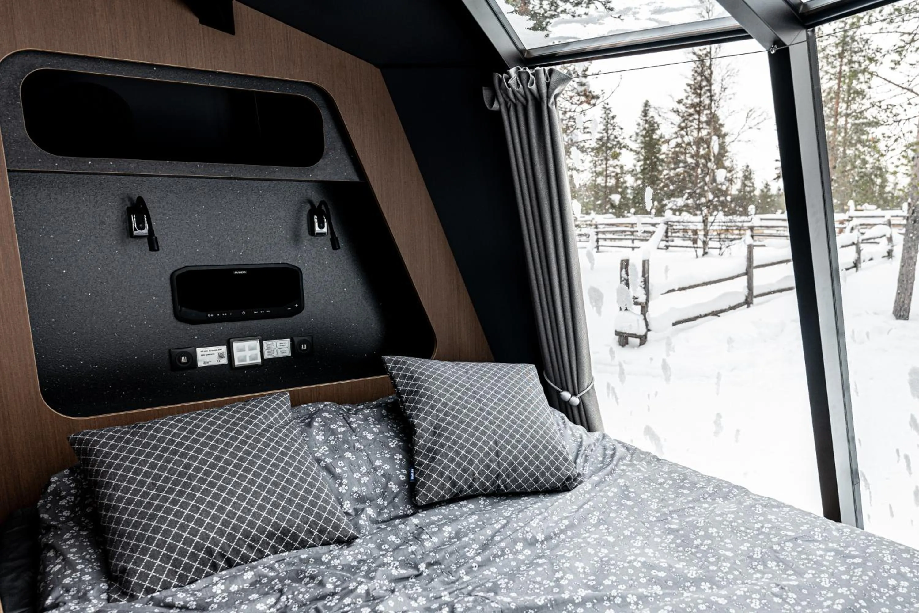 Decorative detail, Bed in Arctic Guesthouse & Igloos