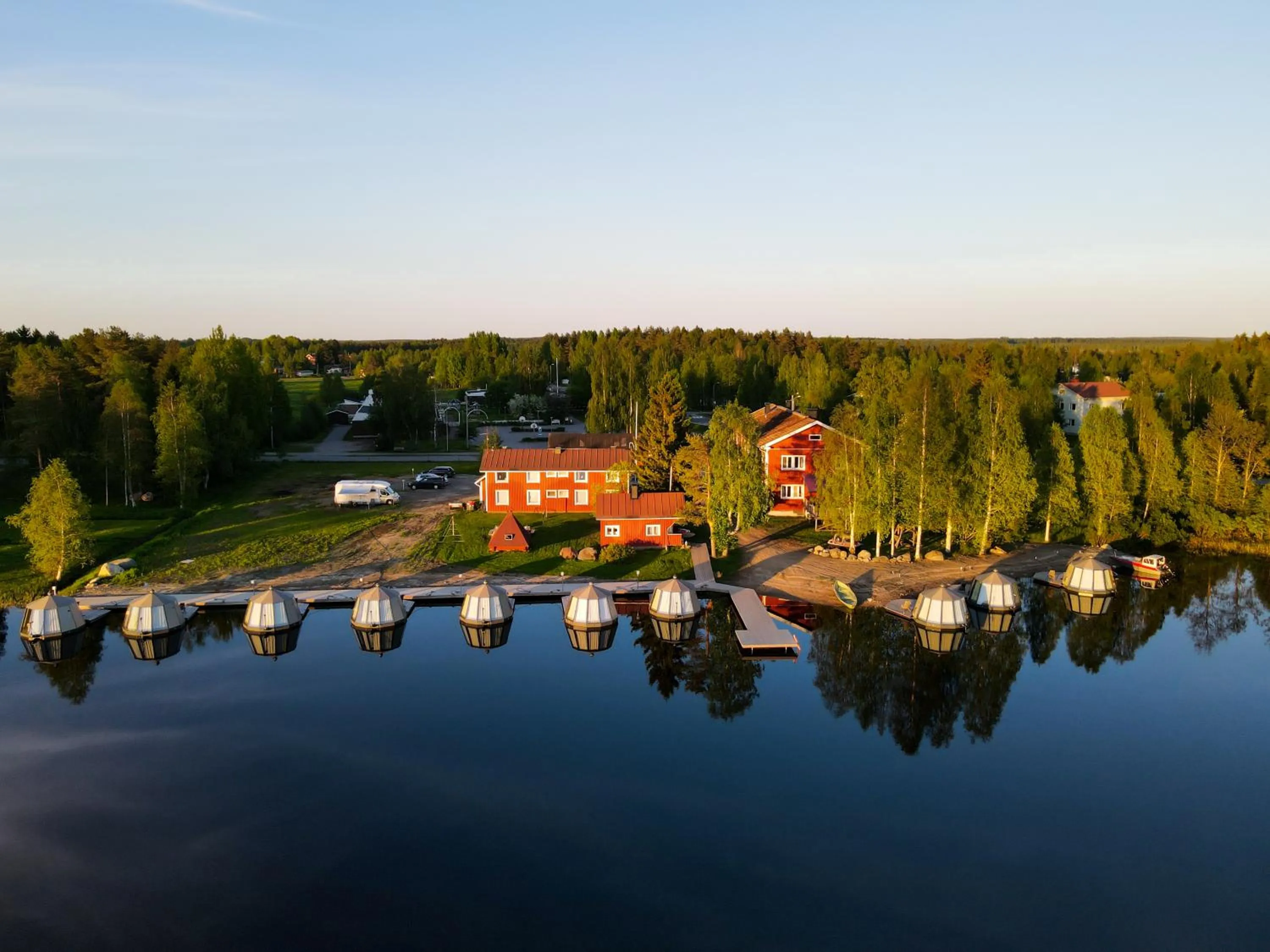 Bird's eye view in Arctic Guesthouse & Igloos