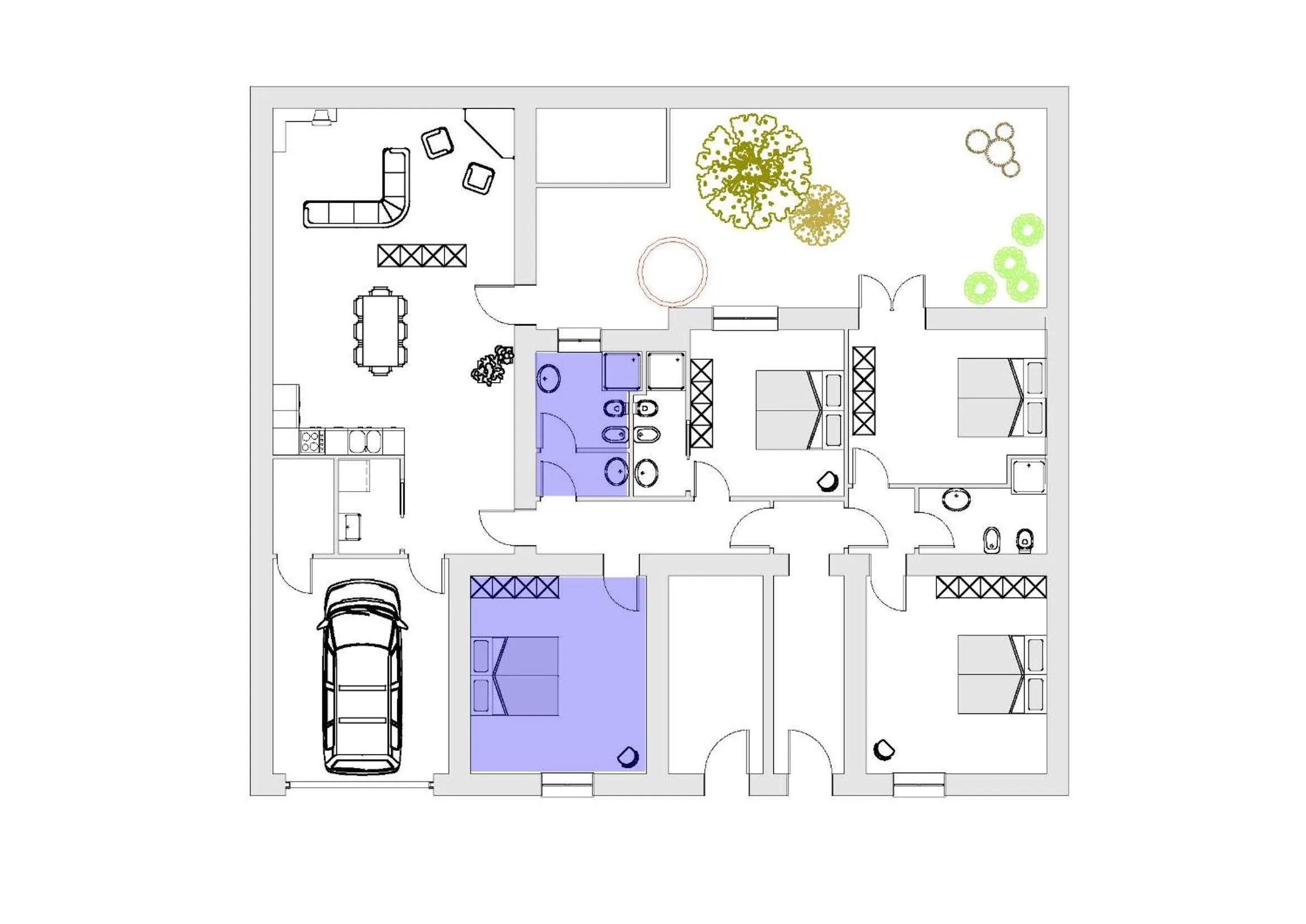 Floor plan in B&B L'Albero Dei Limoni