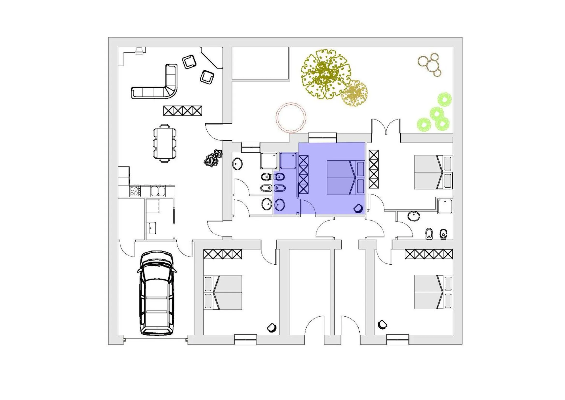 Floor plan in B&B L'Albero Dei Limoni