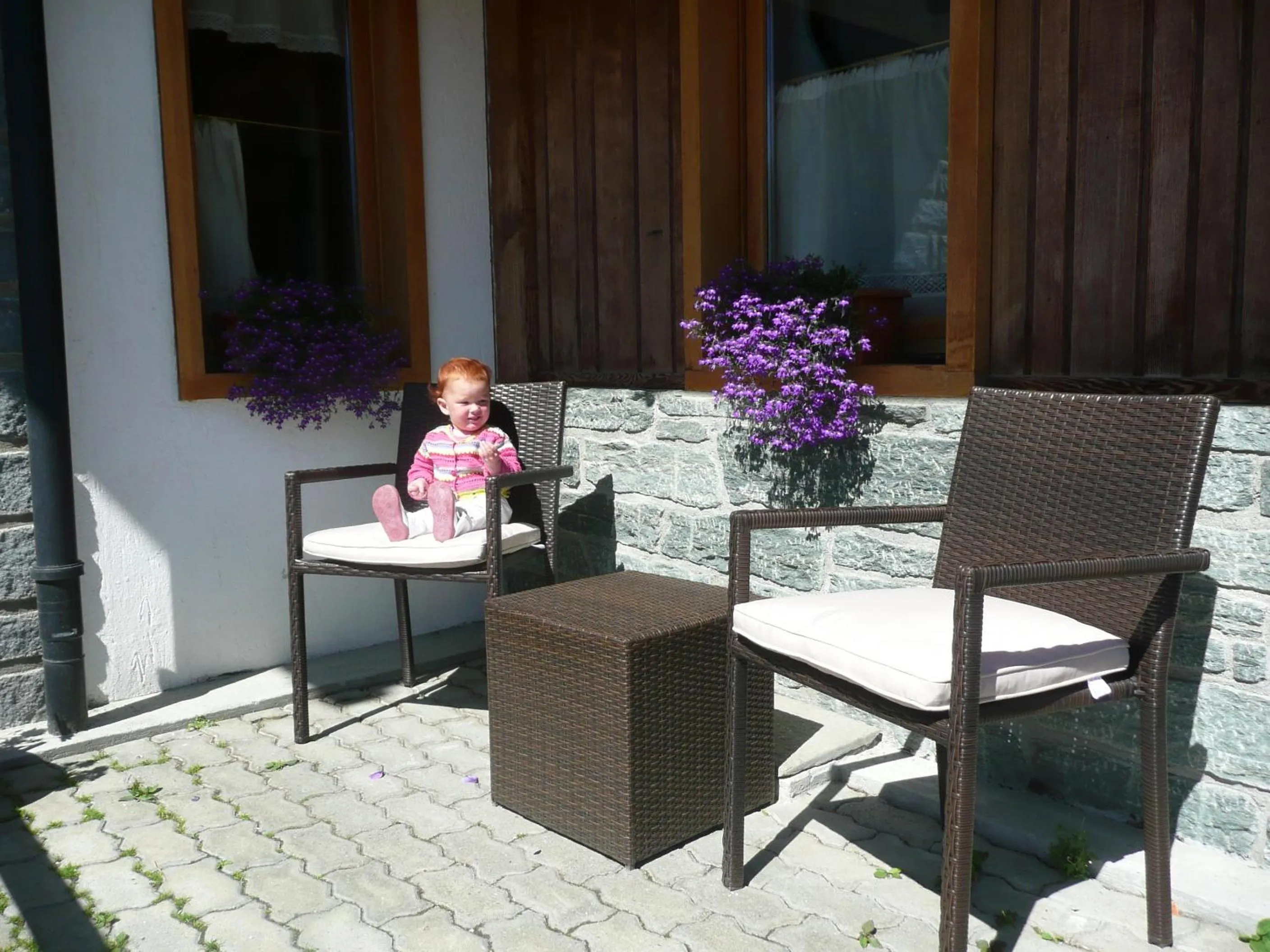 Balcony/Terrace in Hotel Le Clocher