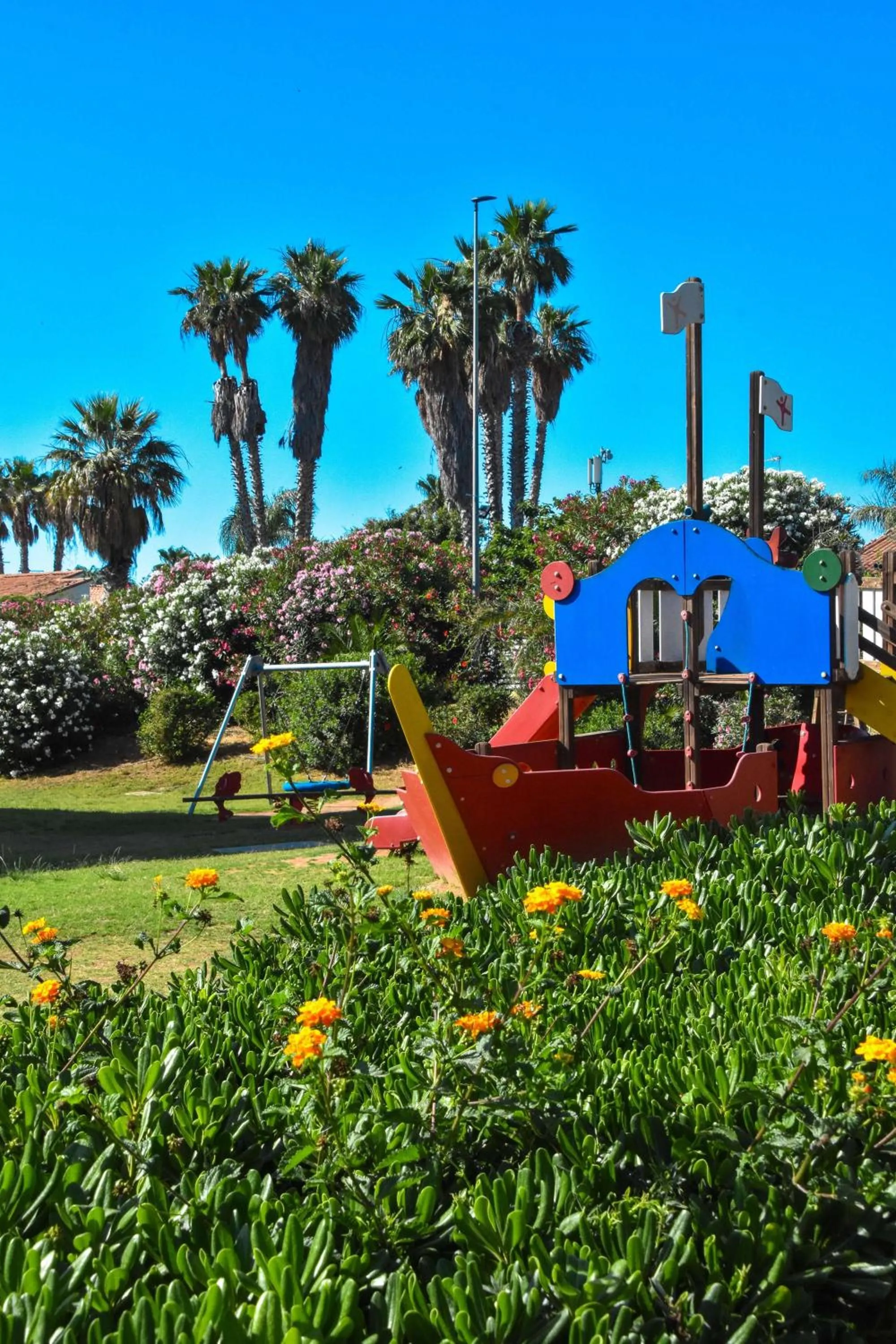 Children play ground in I Giardini di Athena- Athena Resort