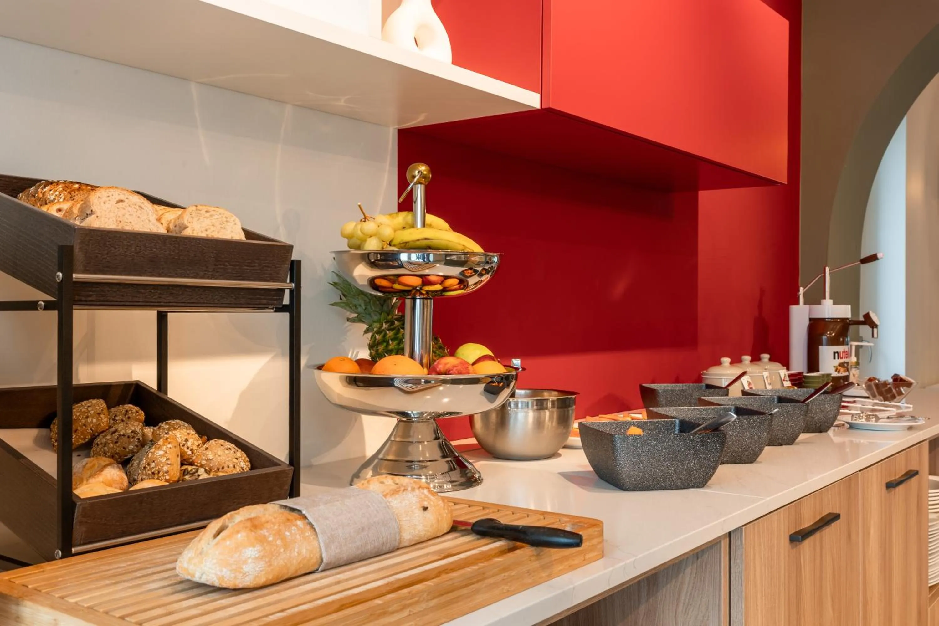 Buffet breakfast in Hotel Italia