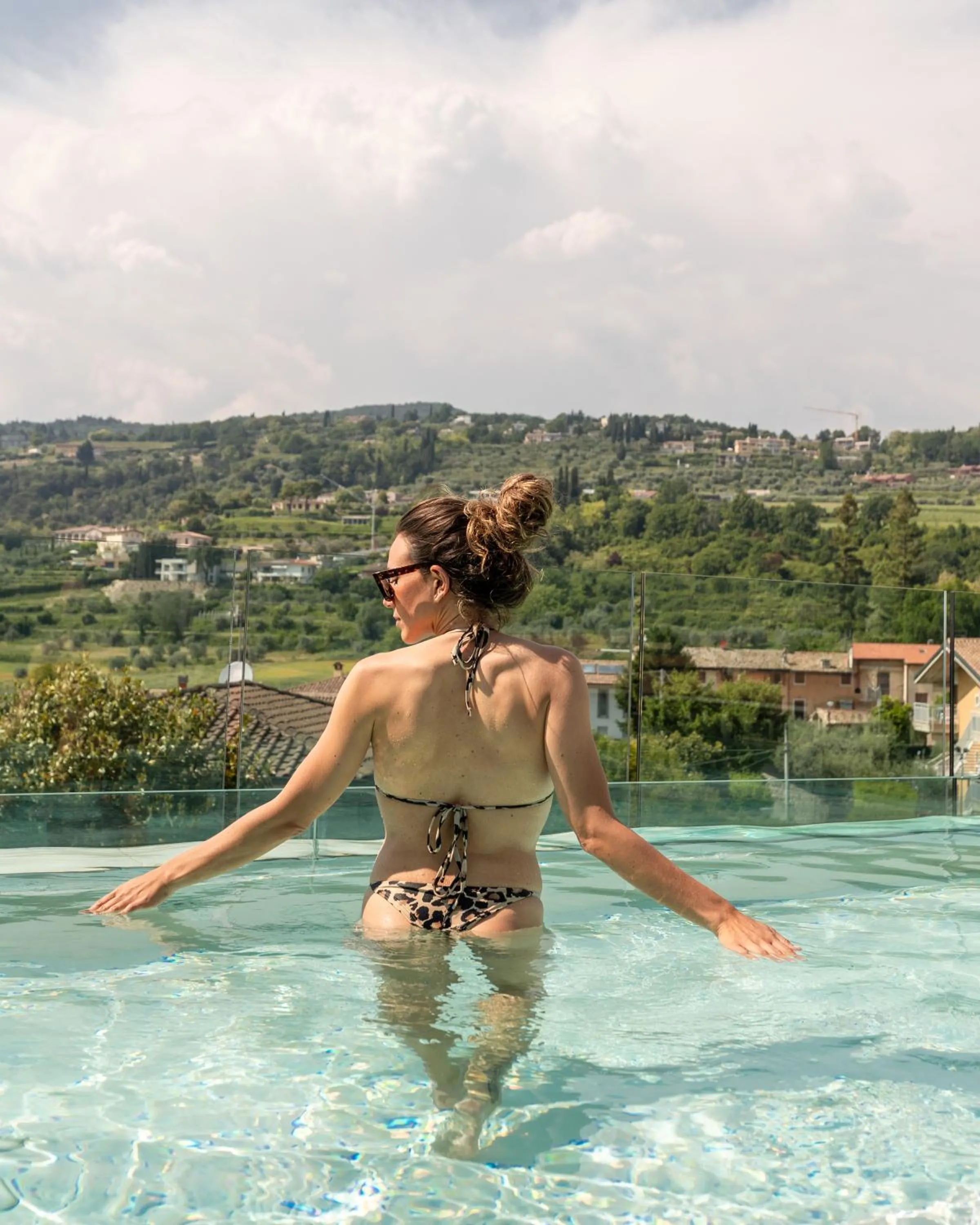 Pool view in Hotel Italia