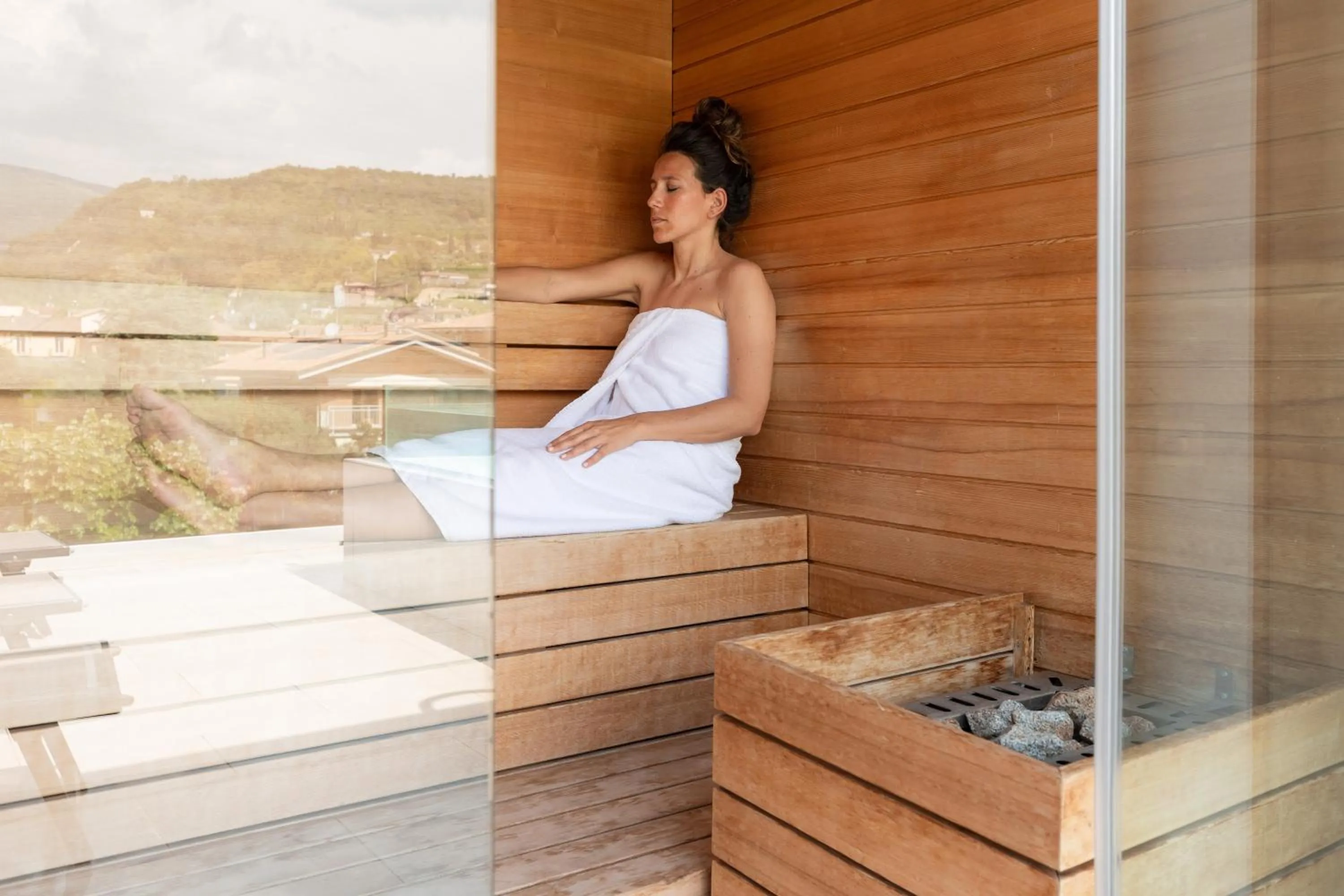 Sauna in Hotel Italia