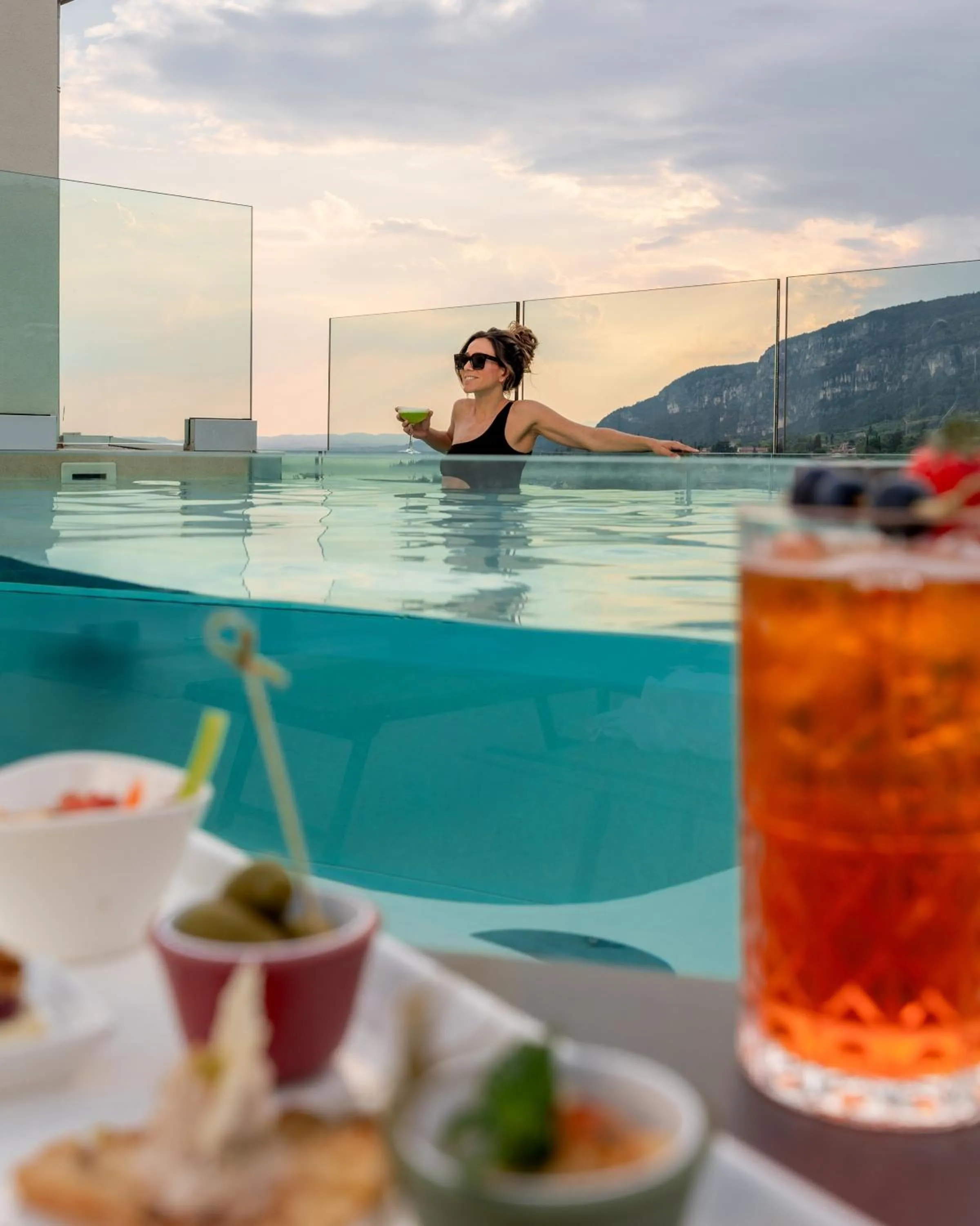 Pool view in Hotel Italia