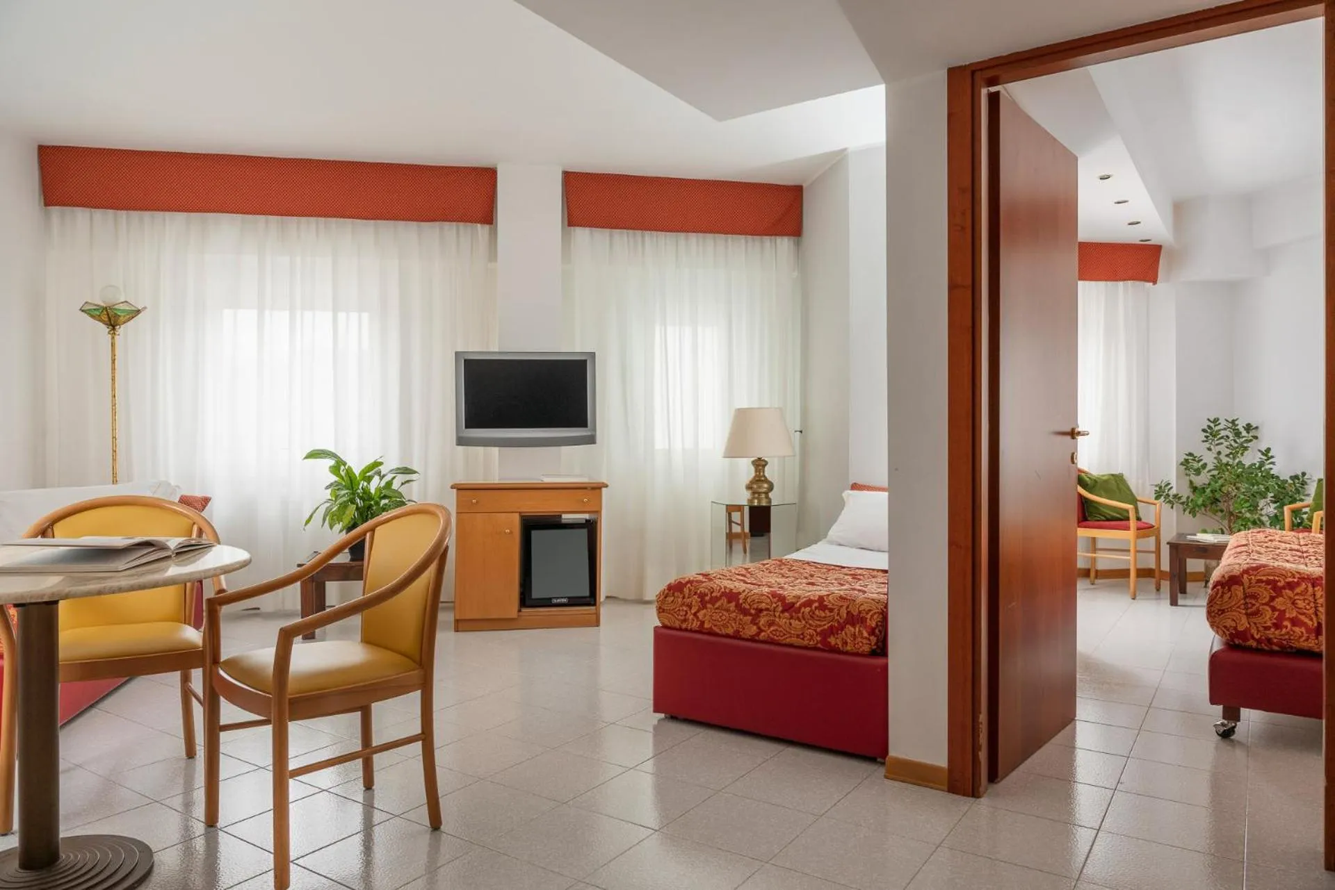 Communal lounge/ TV room, Bed in 5Miglia Hotel & Spa
