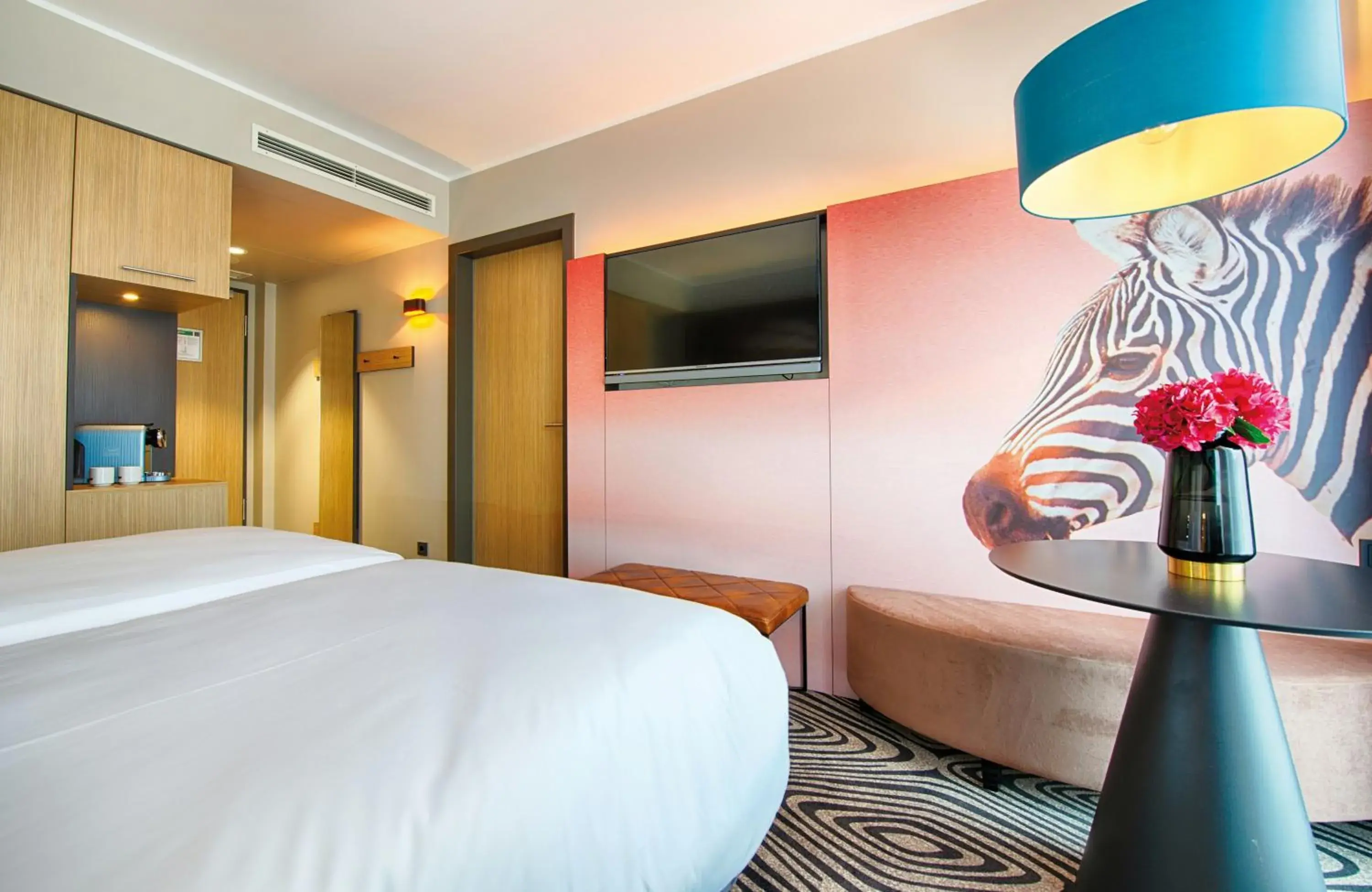 Photo of the whole room, Bed in NYX Hotel Munich by Leonardo Hotels Photo of the whole room, Bed in NYX Hotel Munich by Leonardo Hotels