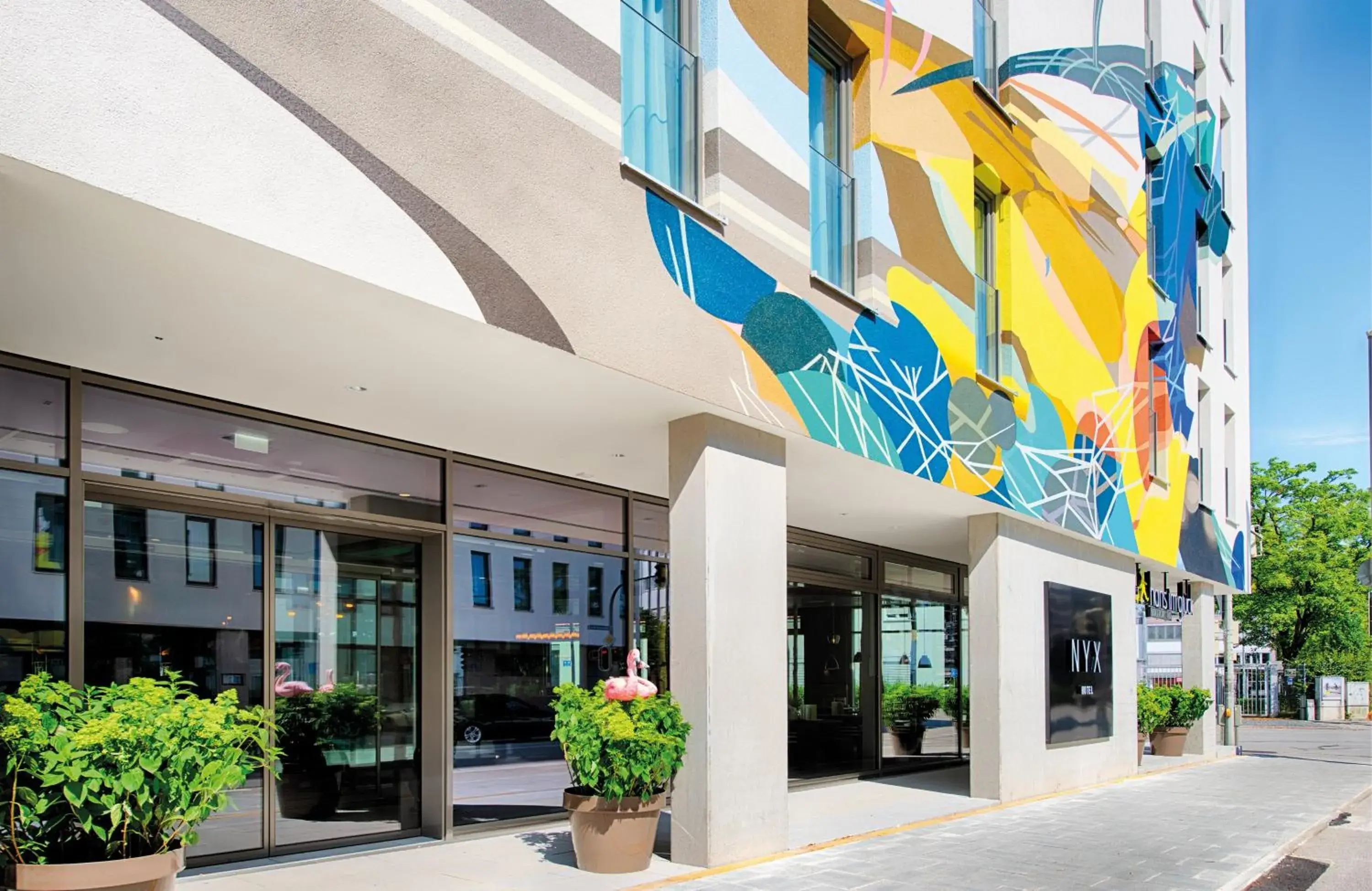 Facade/entrance in NYX Hotel Munich by Leonardo Hotels Facade/entrance in NYX Hotel Munich by Leonardo Hotels