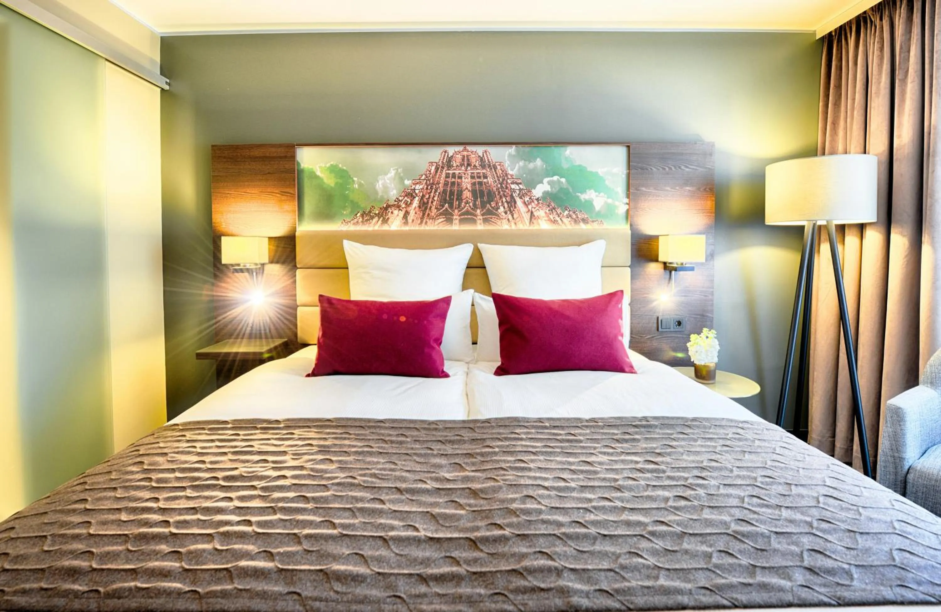 Photo of the whole room, Bed in Leonardo Royal Hotel Ulm