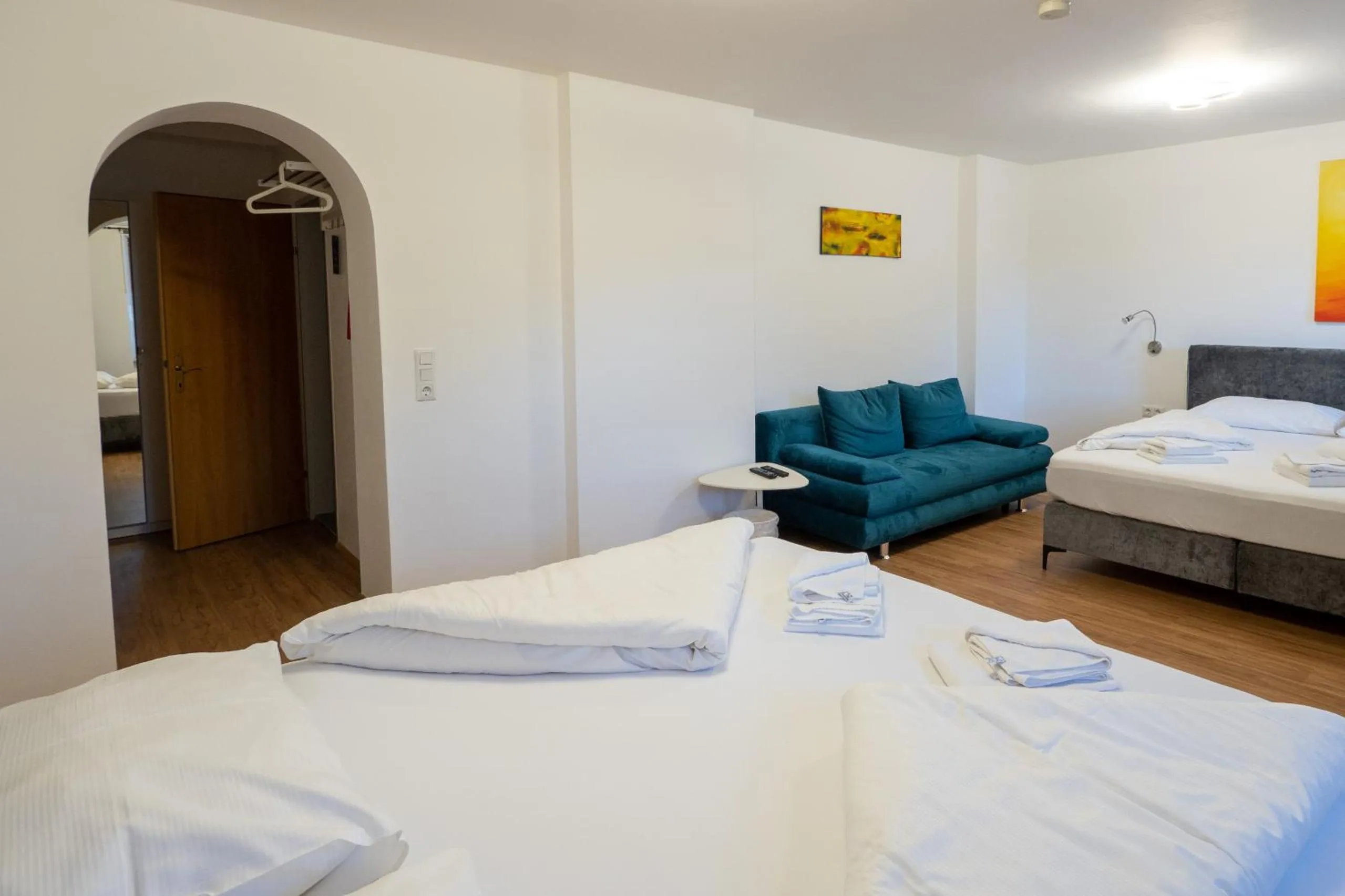 Bedroom, Bed in B&B Hotel Heimgartl