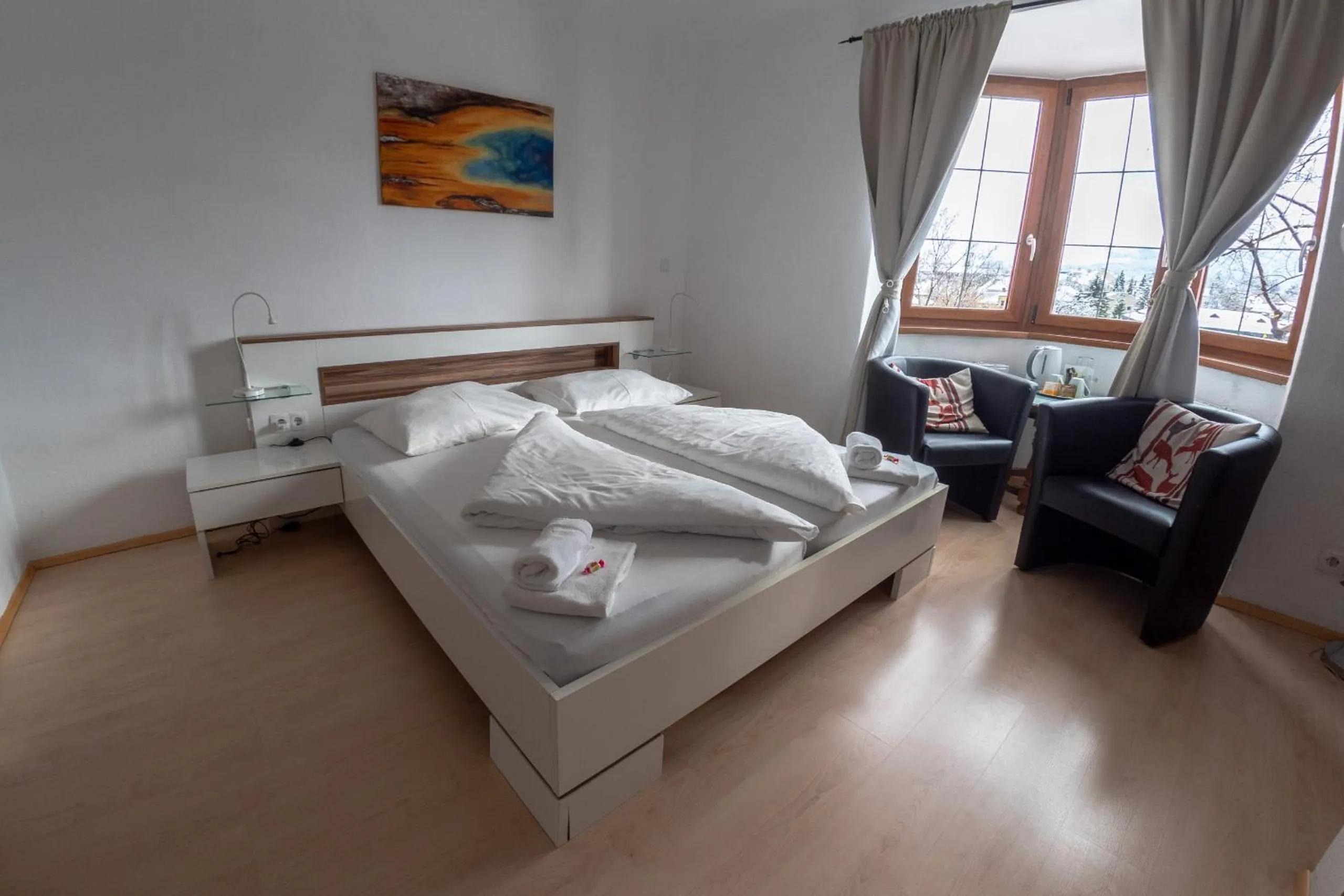 Bedroom, Bed in B&B Hotel Heimgartl