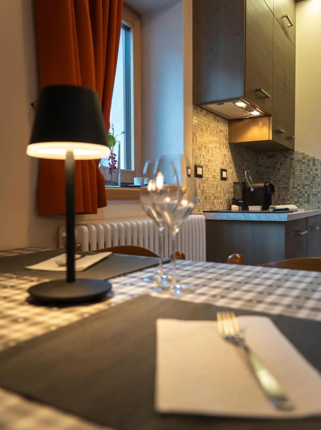Kitchen or kitchenette in Mountain Apartments