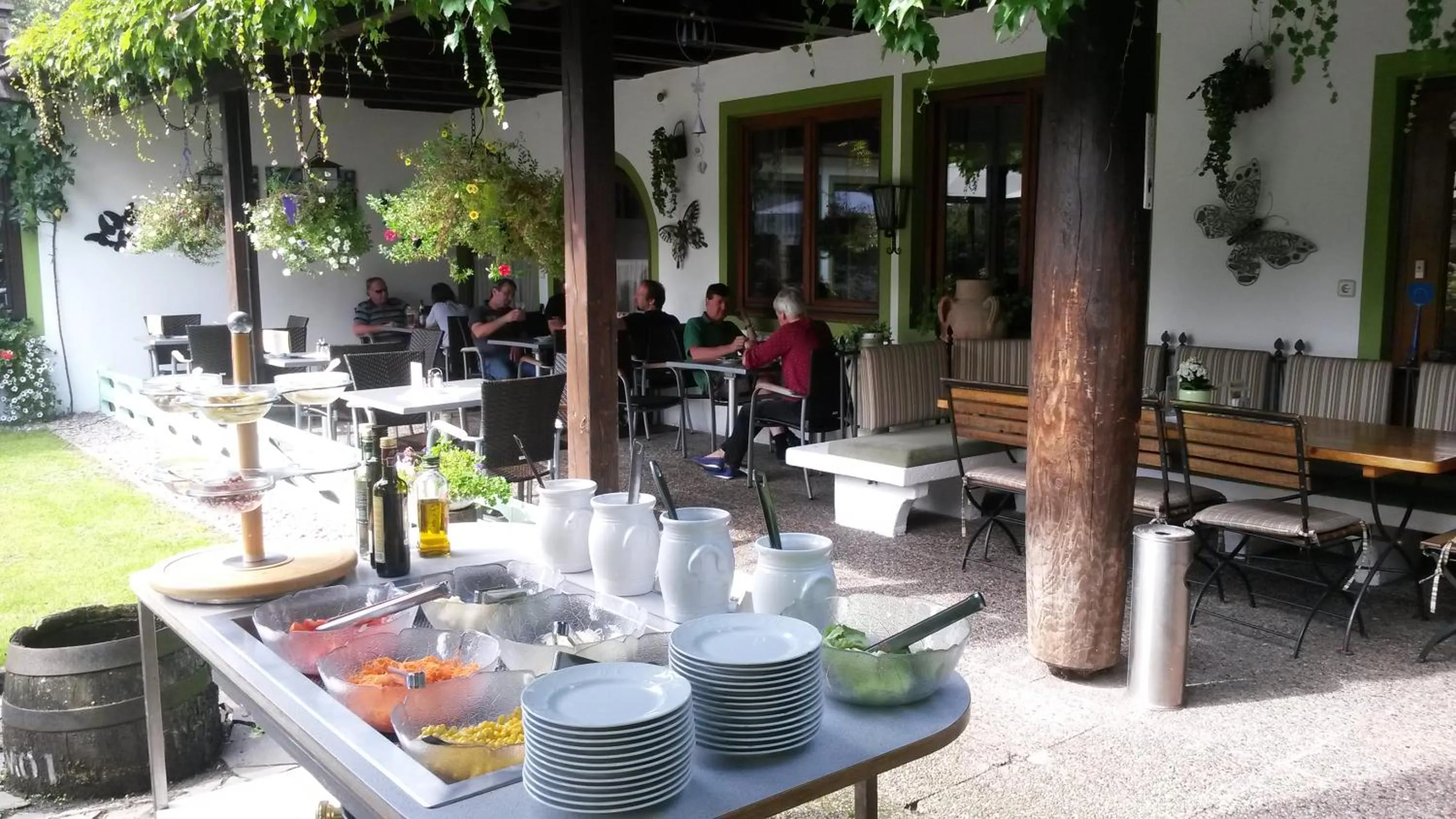 Garden in Hotel Linde