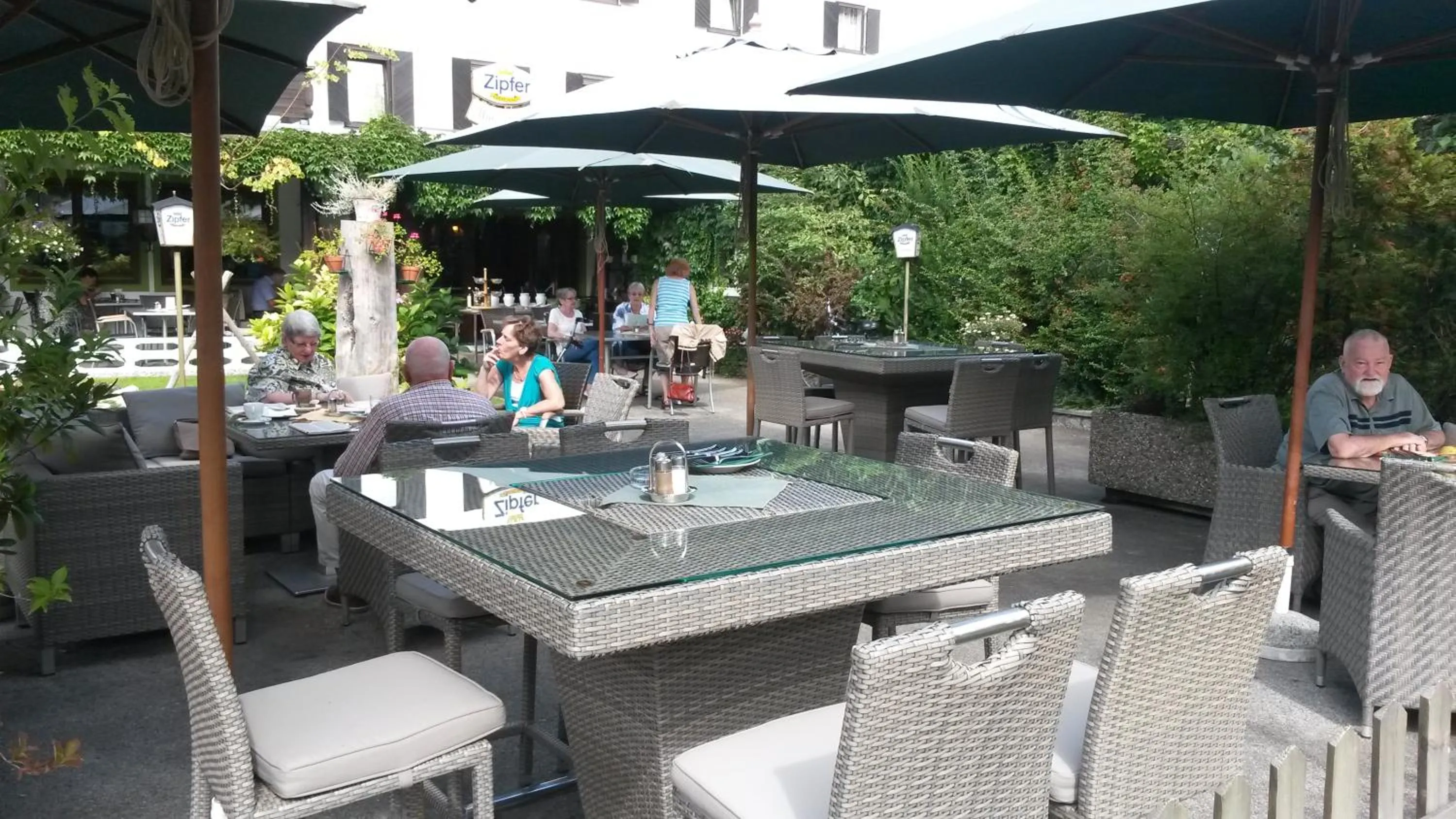 Garden in Hotel Linde