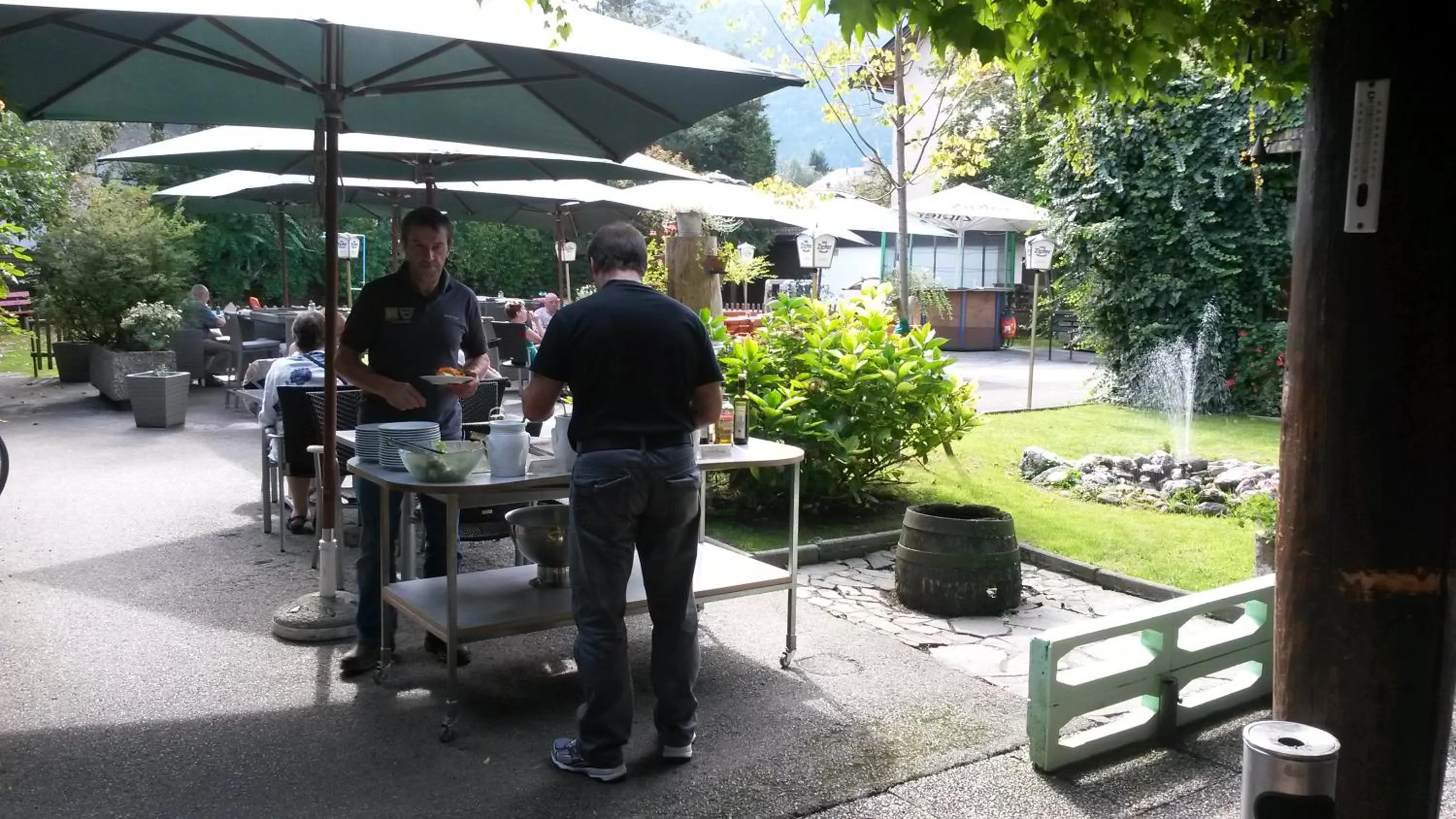 Garden in Hotel Linde