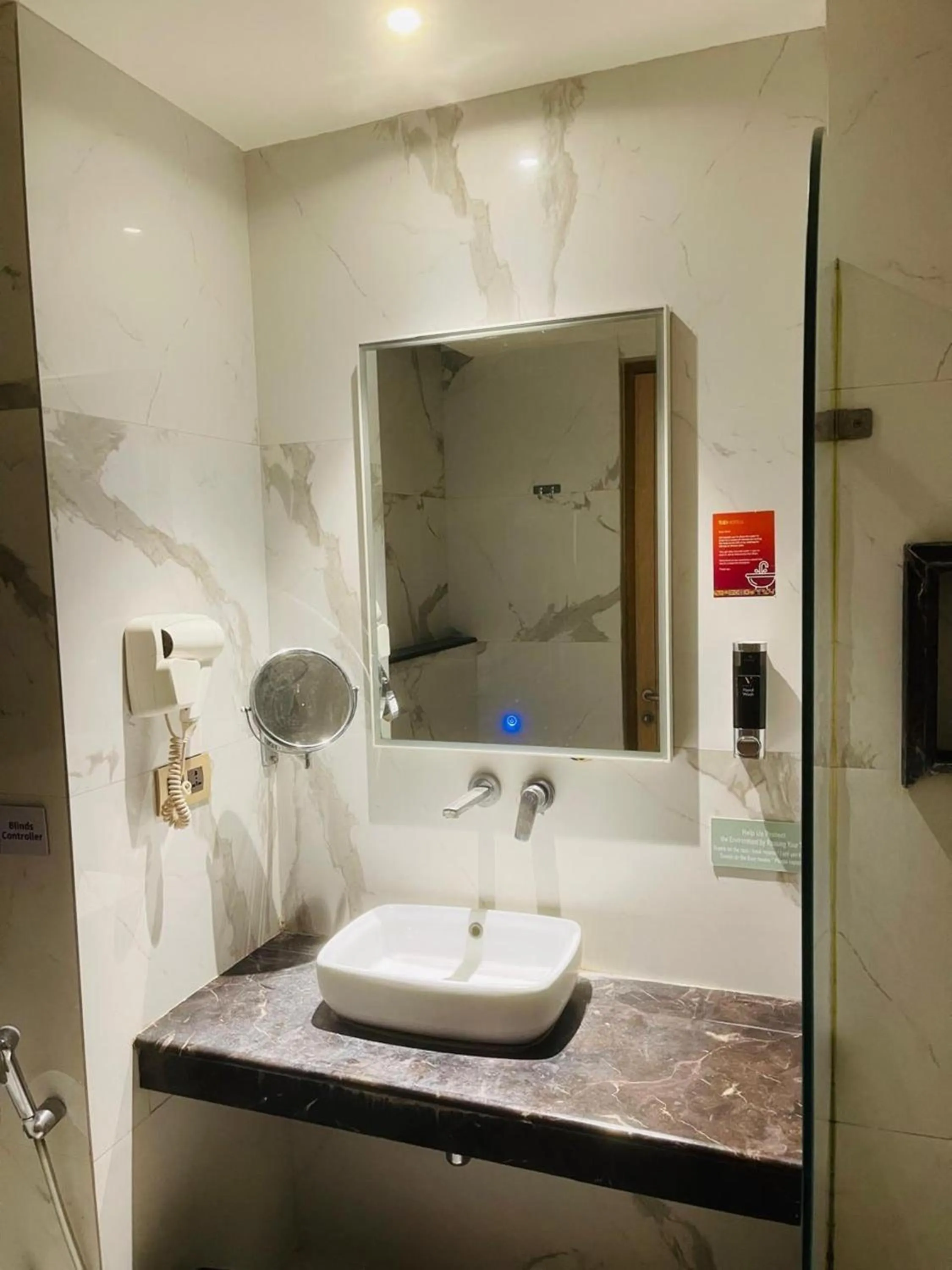 Bathroom in Hotel V Hazratganj