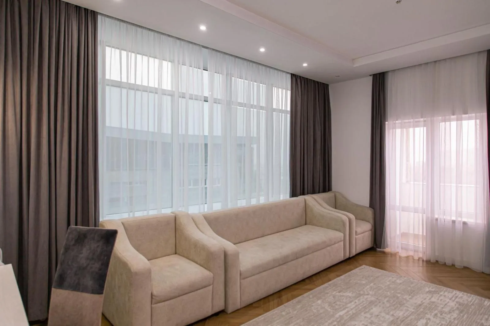 Seating area in Astra Hotel