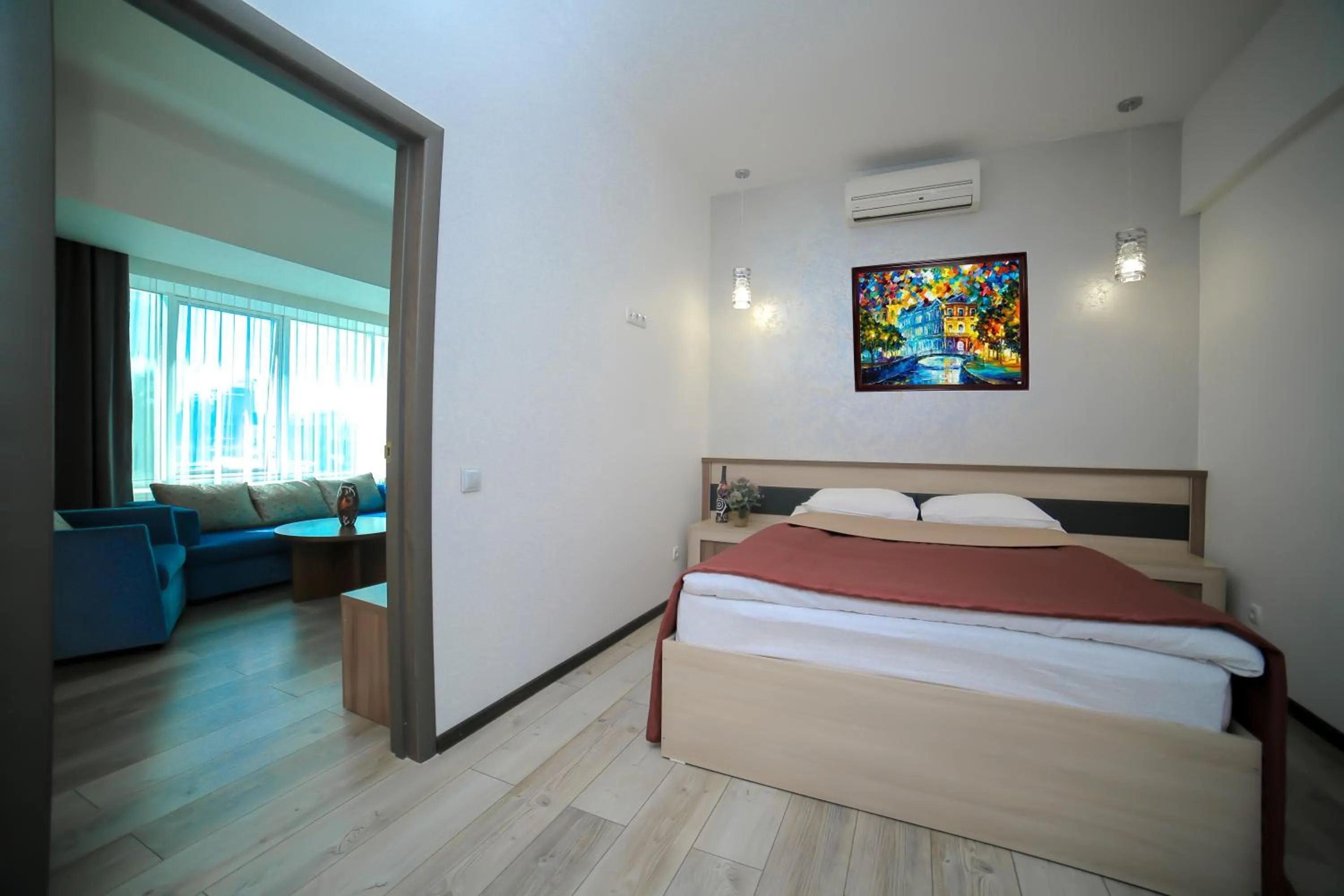 Bedroom, Bed in Astra Hotel