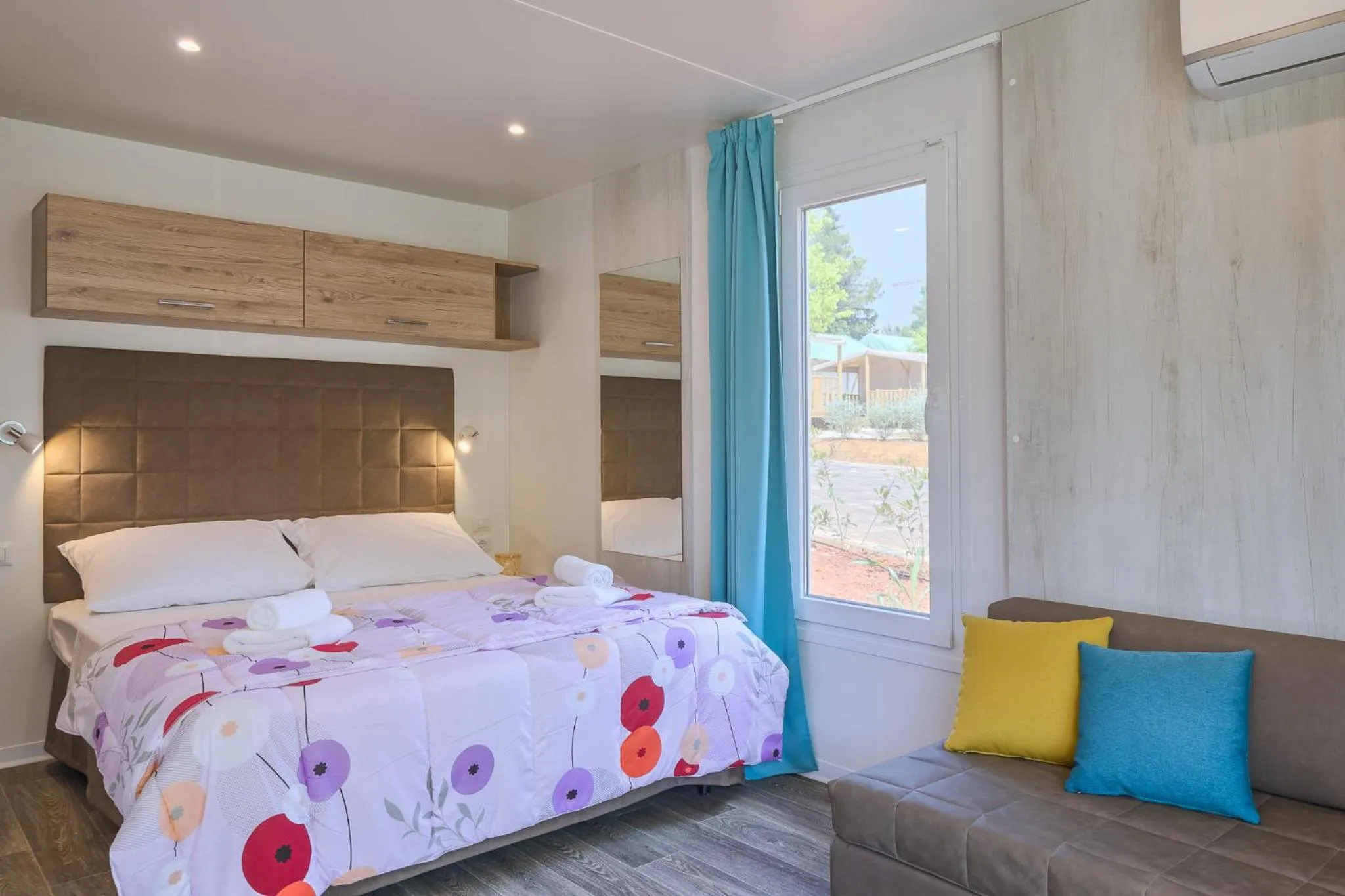 Bed in Mobile Homes Camping Santa Marina, Lanterna