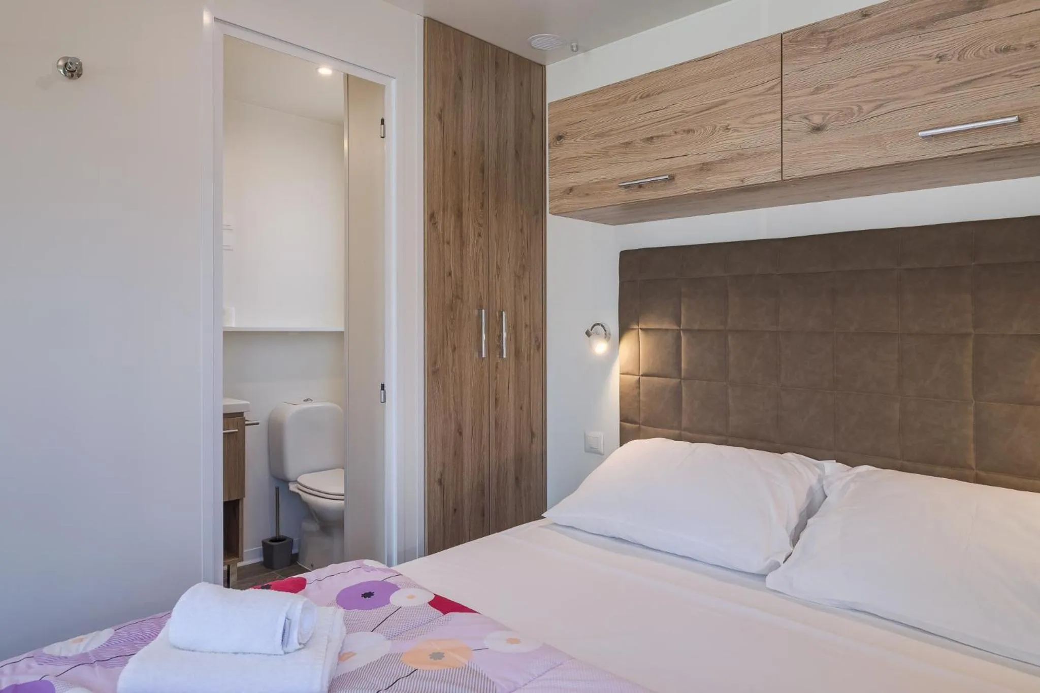 Bed in Mobile Homes Camping Santa Marina, Lanterna