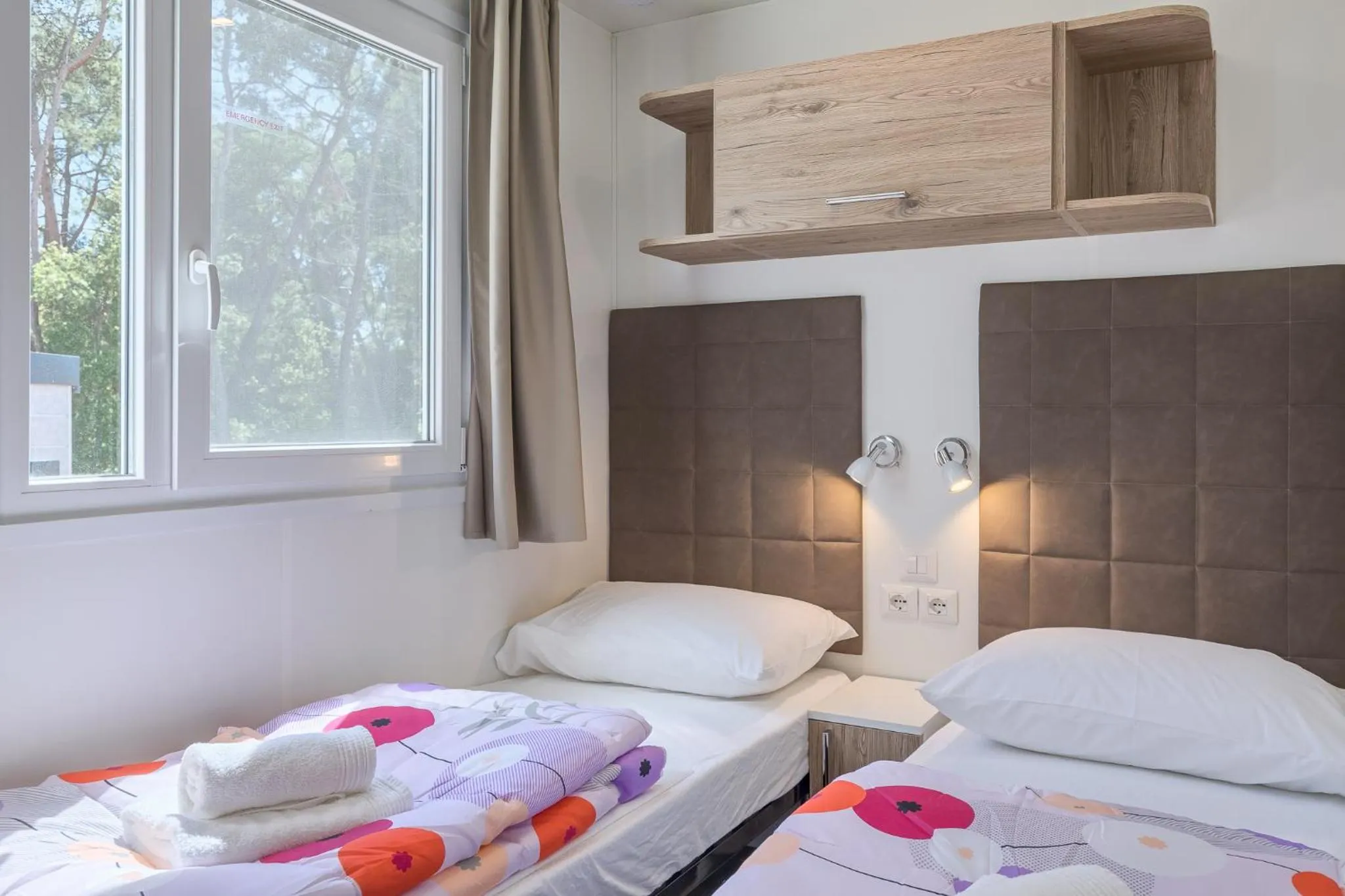 Bed in Mobile Homes Camping Santa Marina, Lanterna