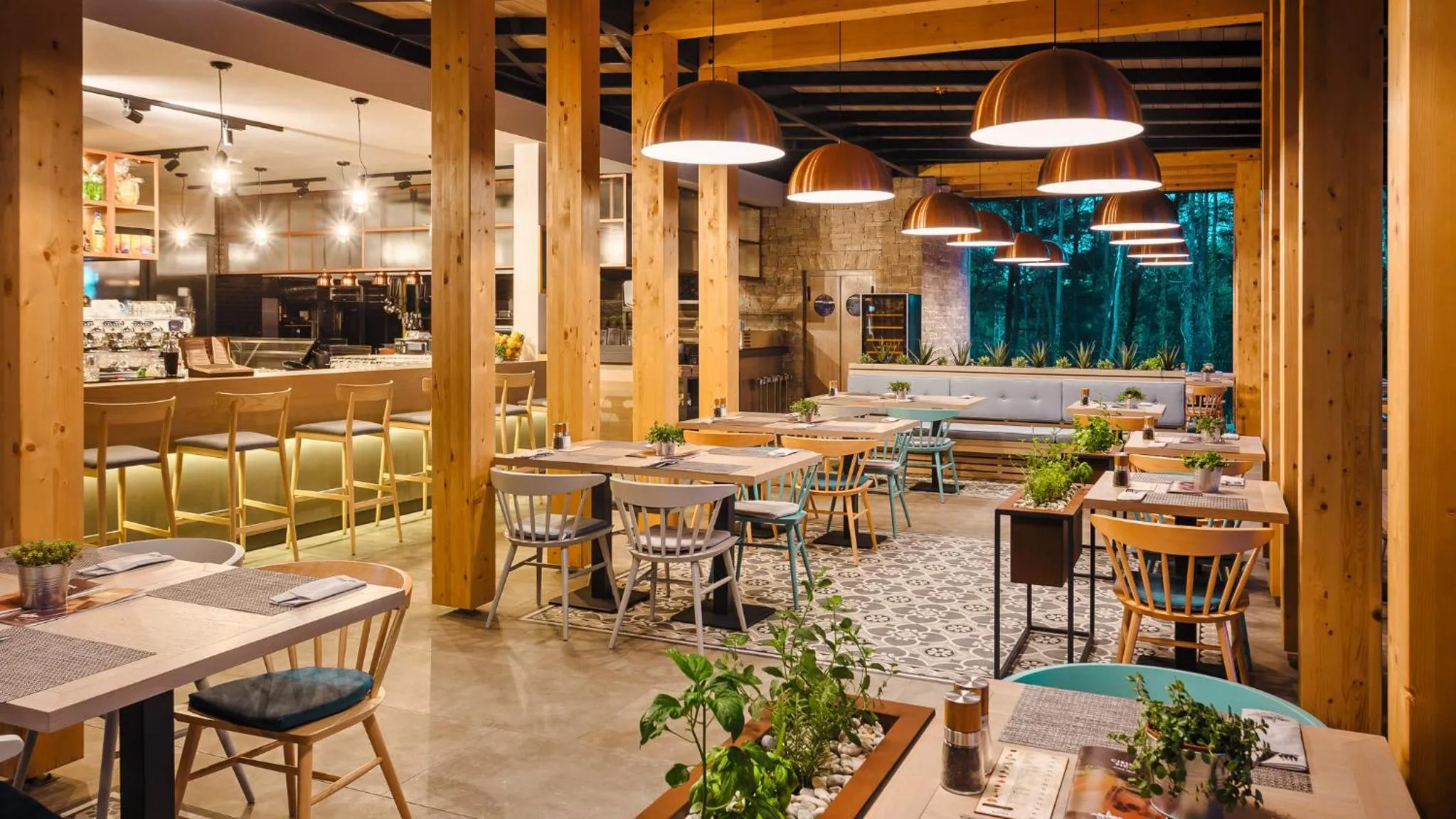 Restaurant/places to eat in Mobile Homes Camping Santa Marina, Lanterna