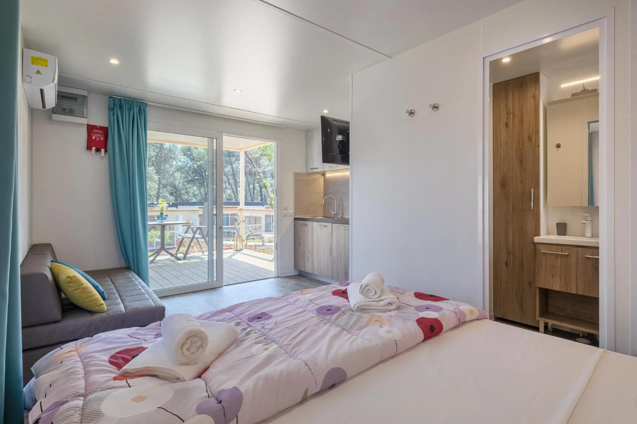 Photo of the whole room, Bed in Mobile Homes Camping Santa Marina, Lanterna