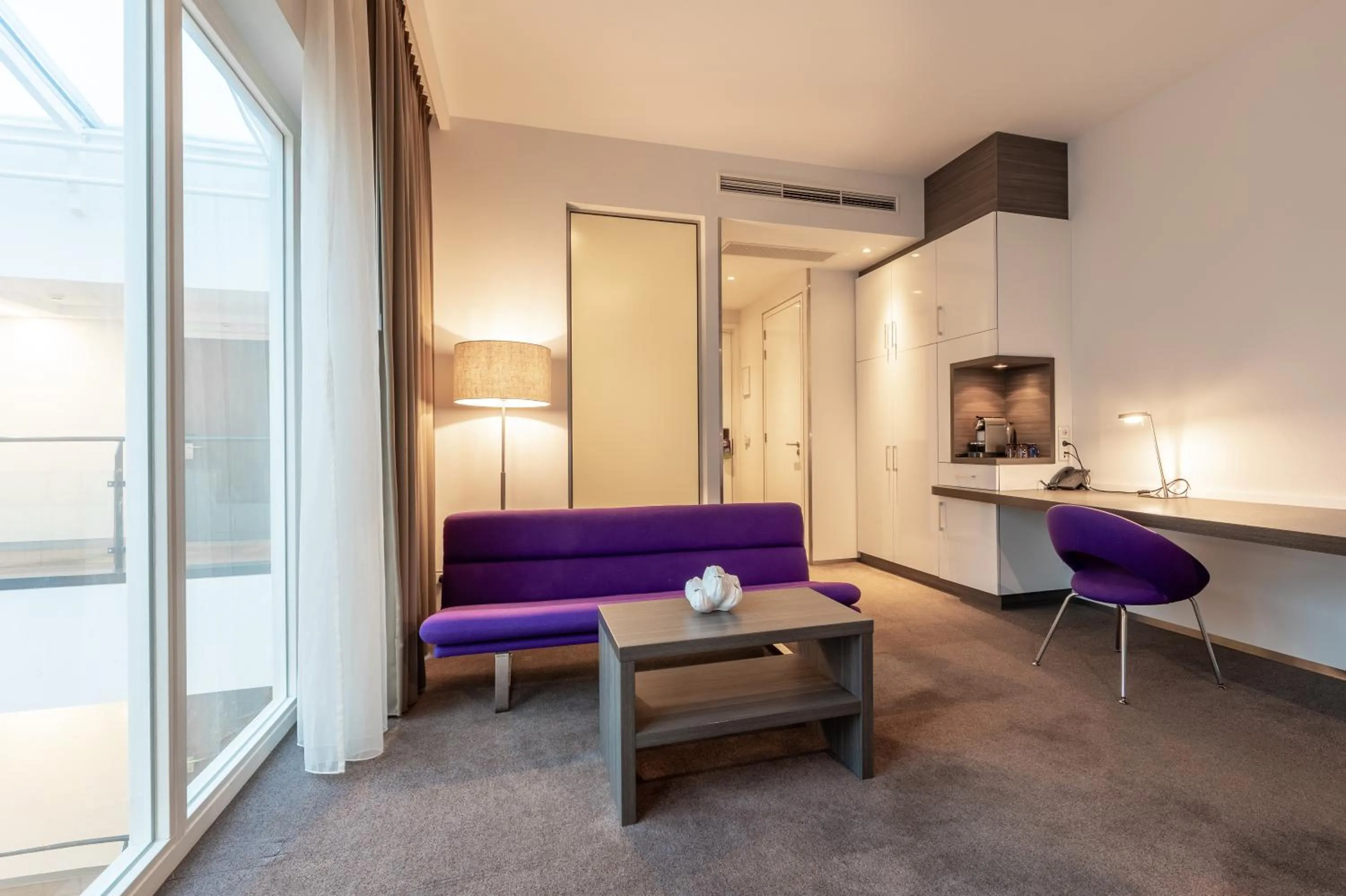 Seating area in Hotel Lumen Zwolle