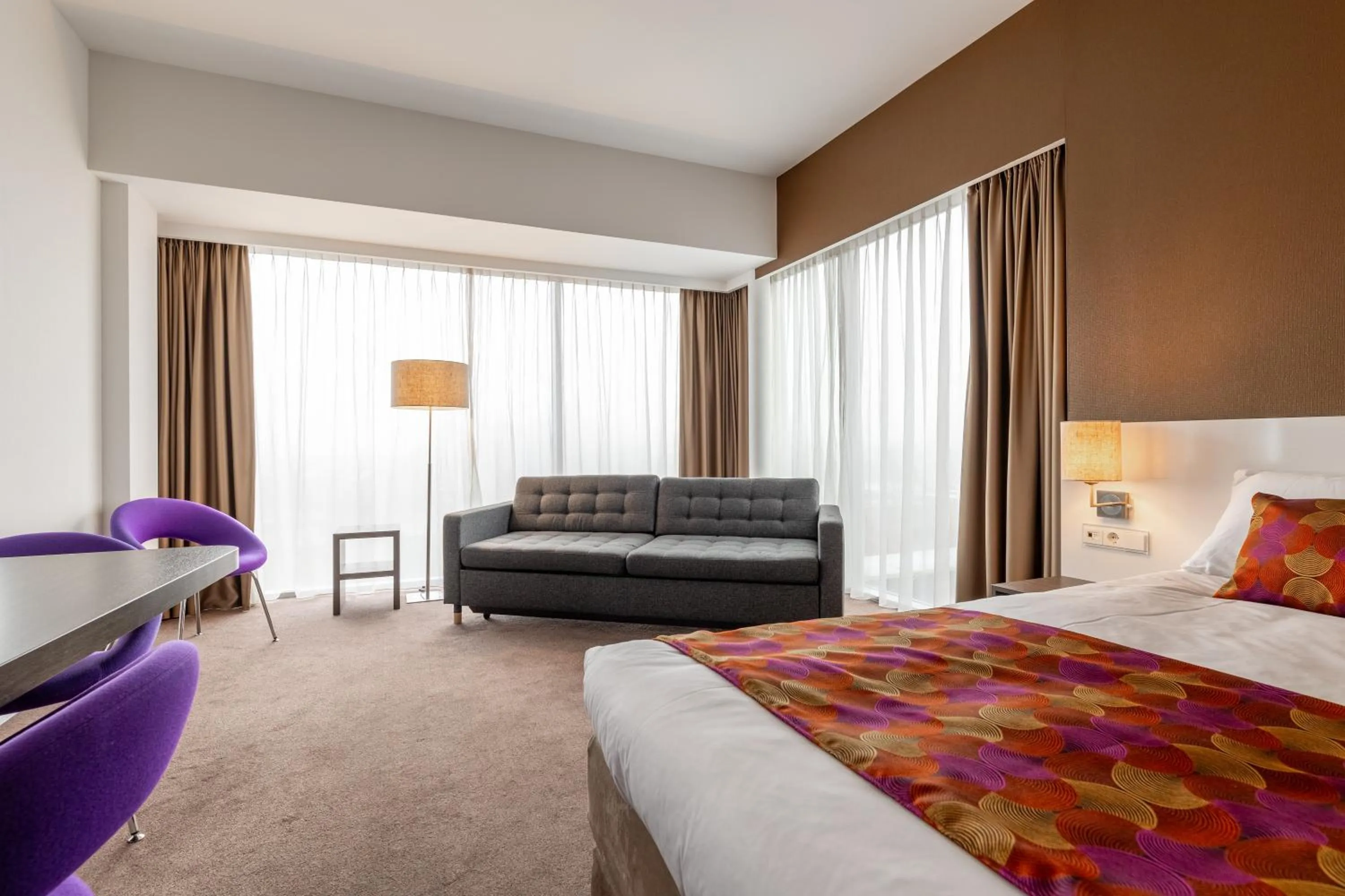 Bedroom, Bed in Hotel Lumen Zwolle