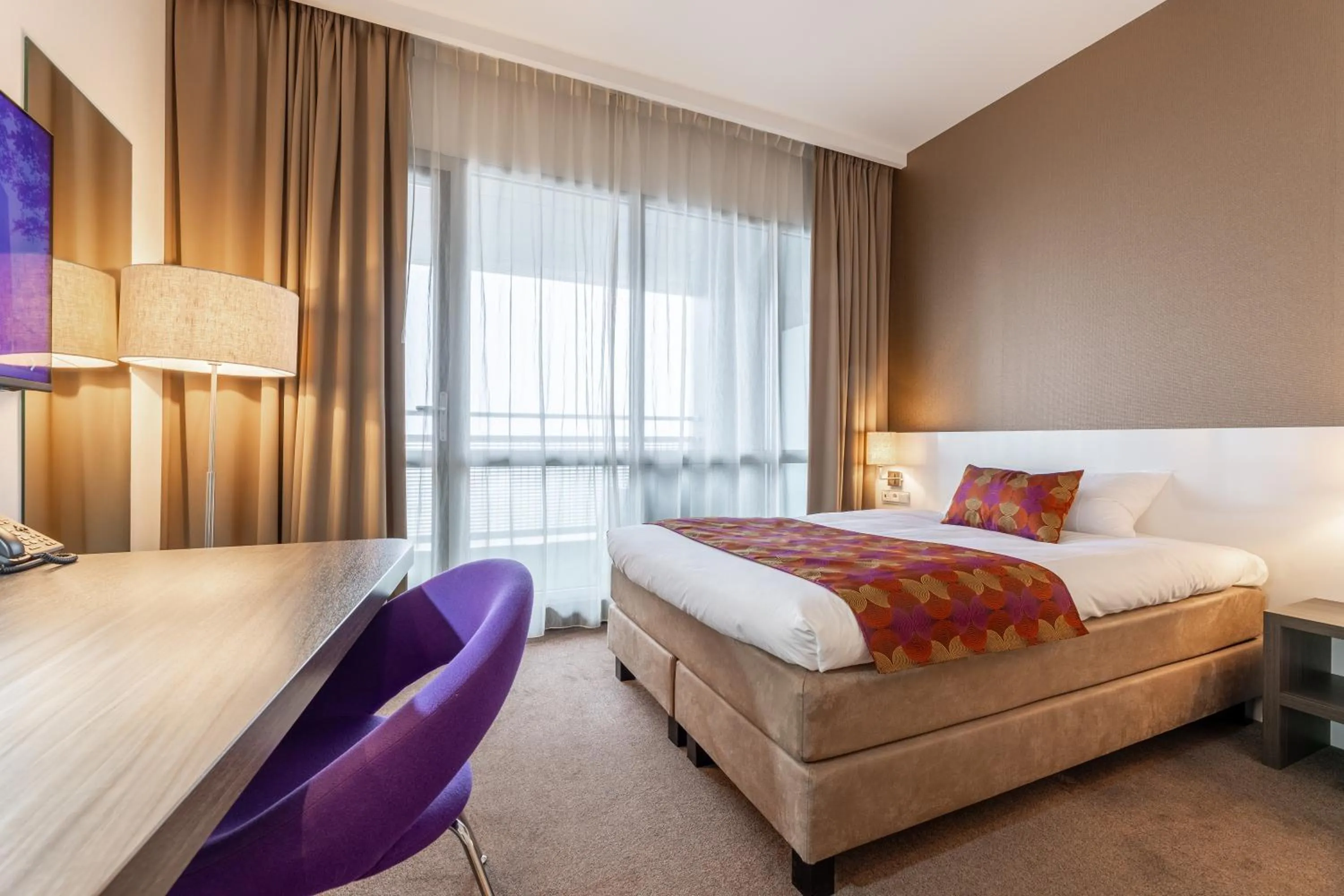 Bed in Hotel Lumen Zwolle