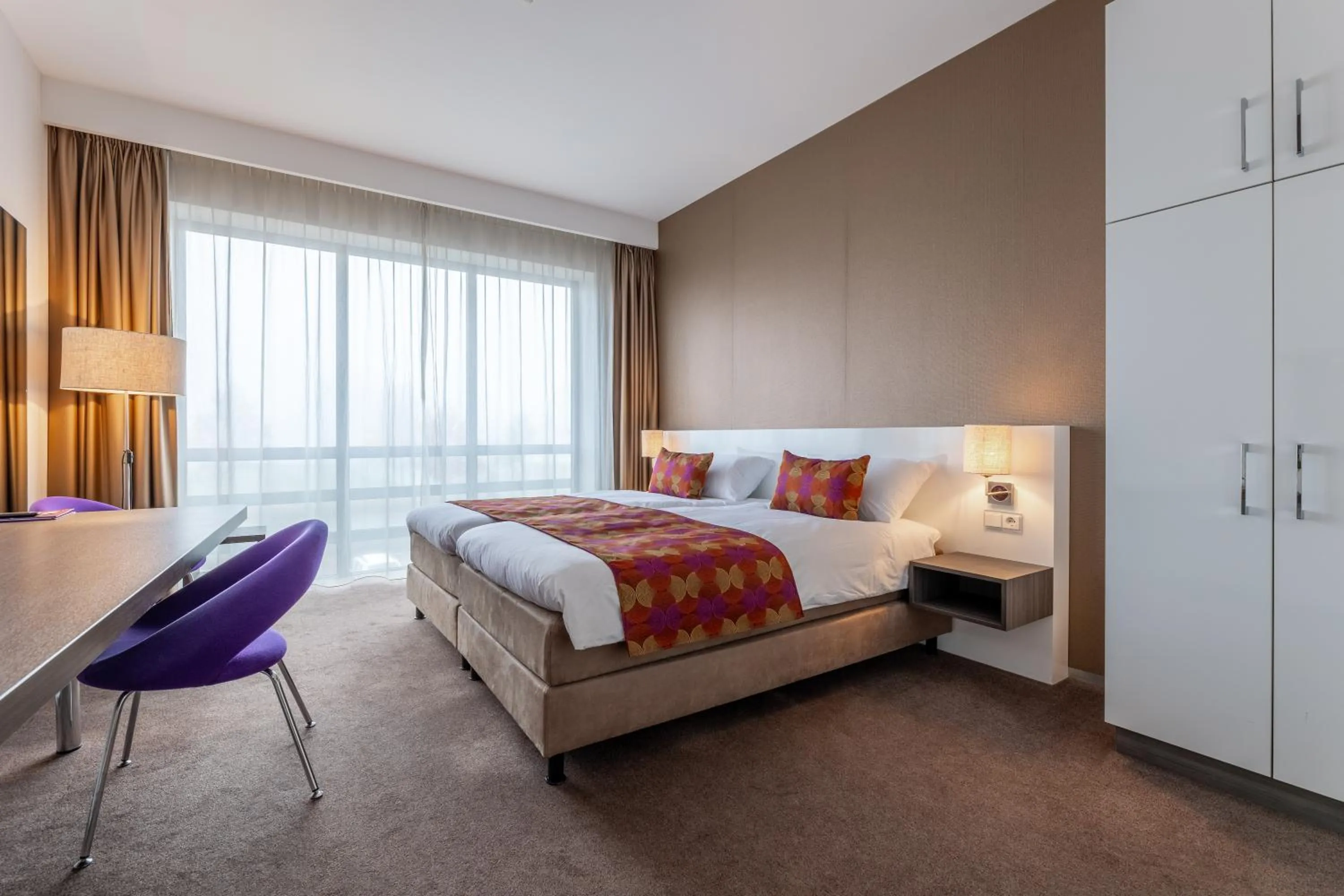 Bedroom, Bed in Hotel Lumen Zwolle