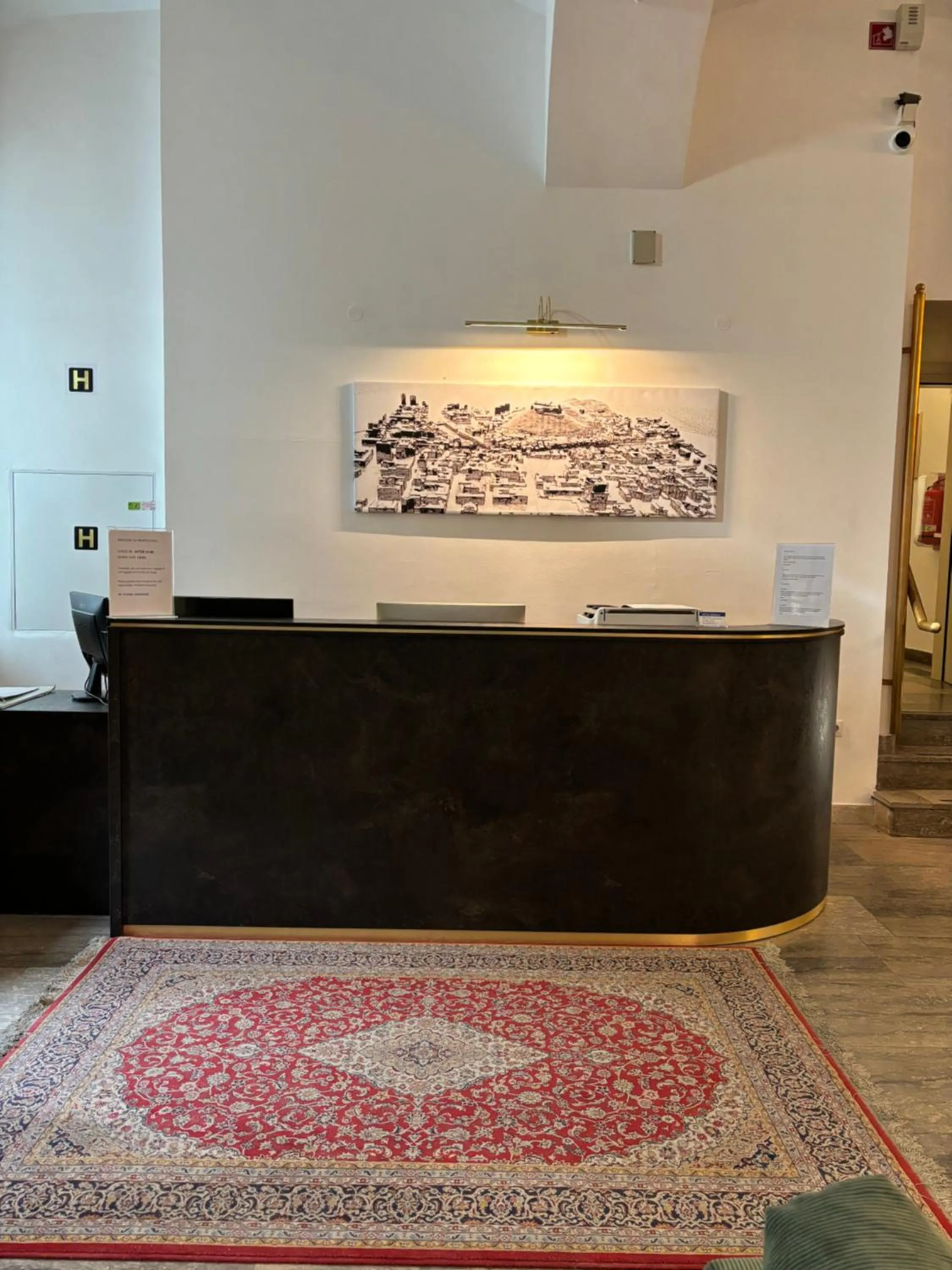 Lobby or reception in Hotel Emonec