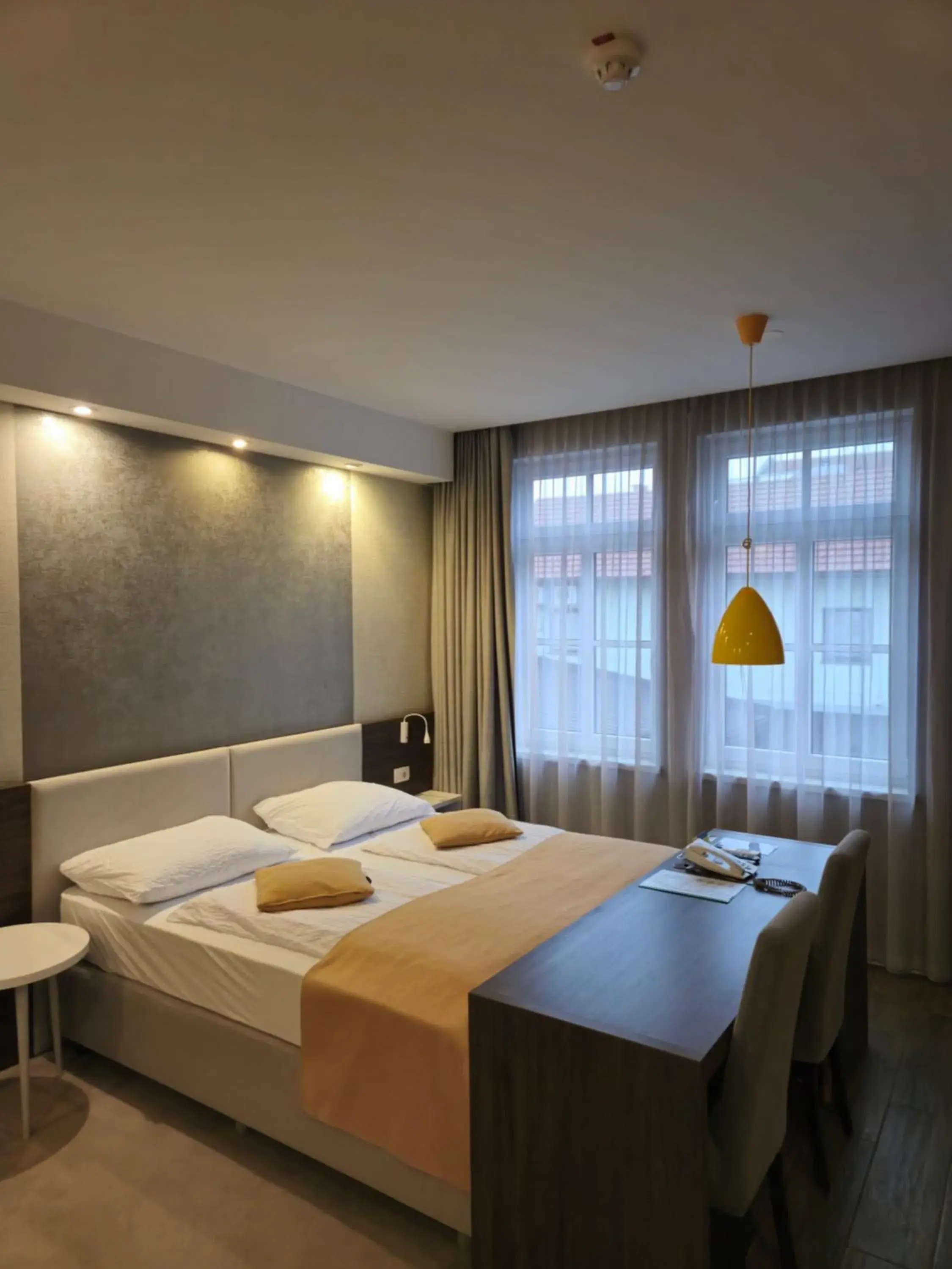 Bed in Hotel Emonec Bed in Hotel Emonec