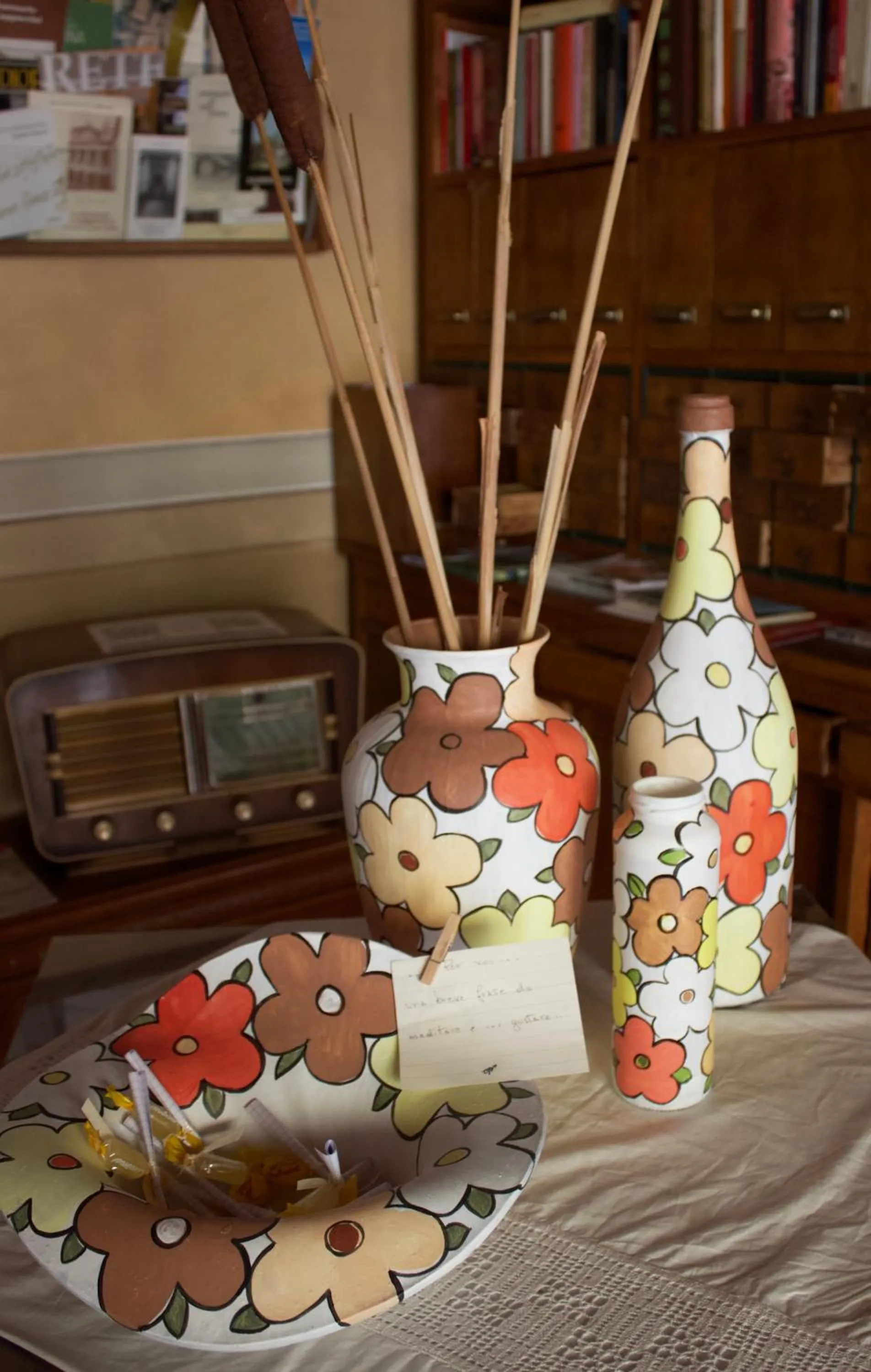 Decorative detail in Albergo Giulia Gonzaga