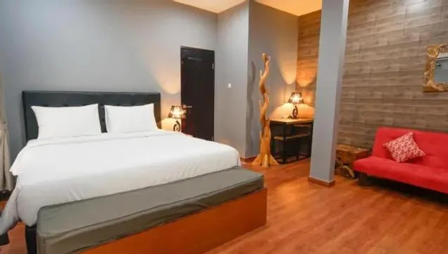 Living room, Bed in Bintang Darmawan Villa (BDV)
