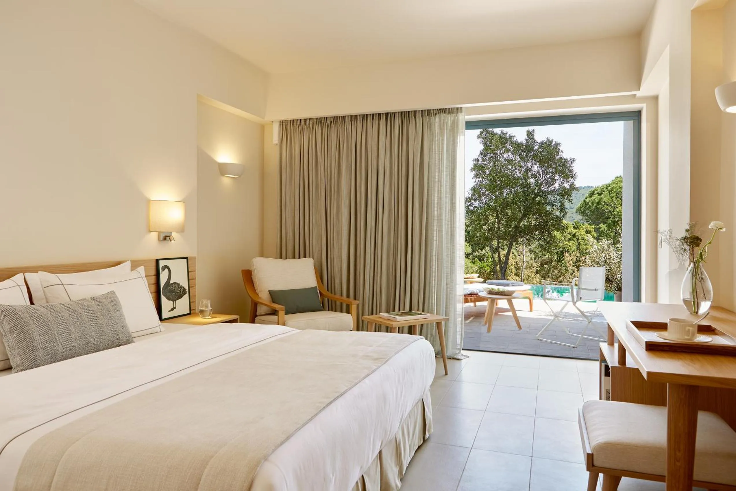Balcony/Terrace, Bed in ELIVI Skiathos