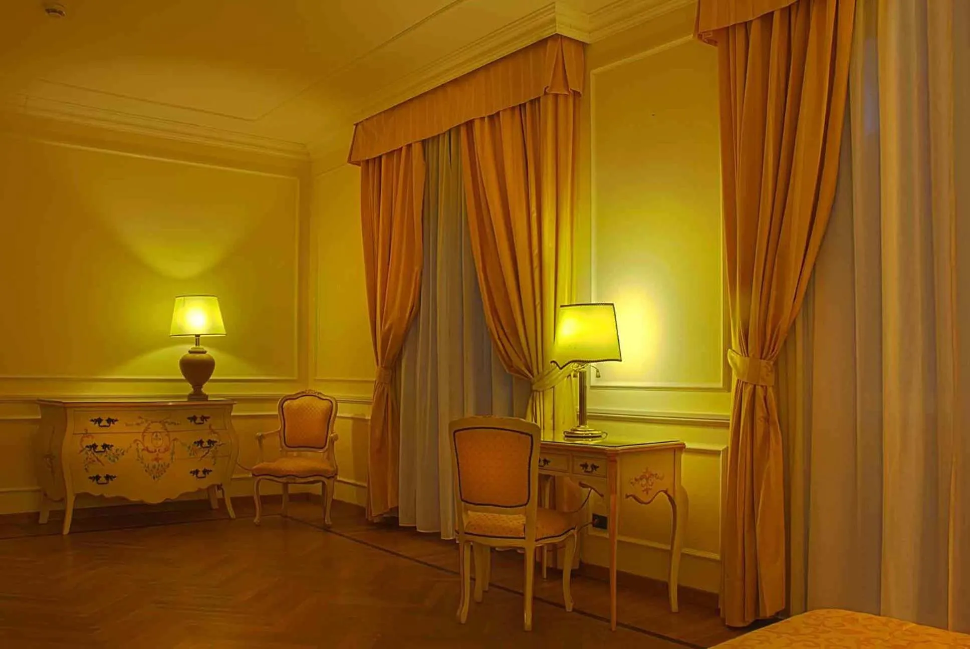Seating area in Grand Hotel Villa Balbi