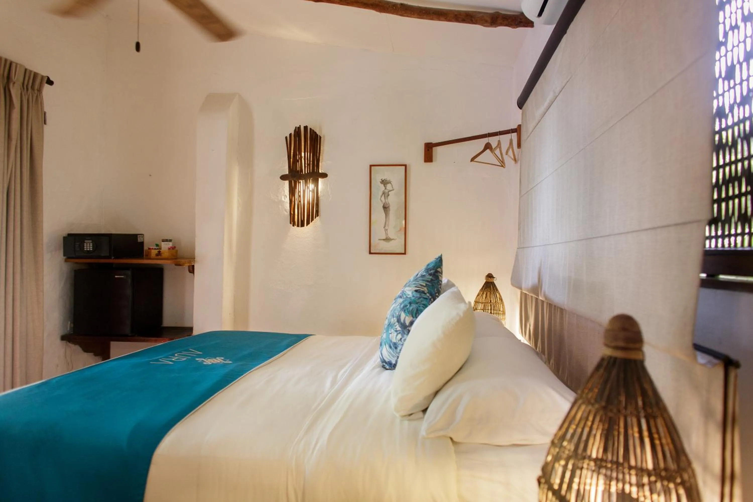 Bed in Aura Hotel Barú