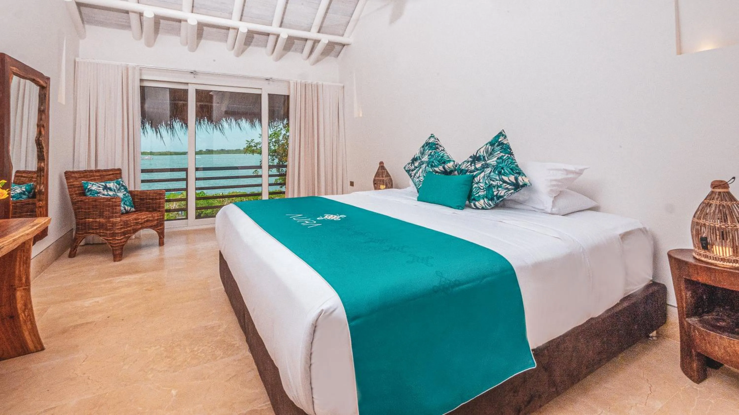 Sea view, Bed in Aura Hotel Barú