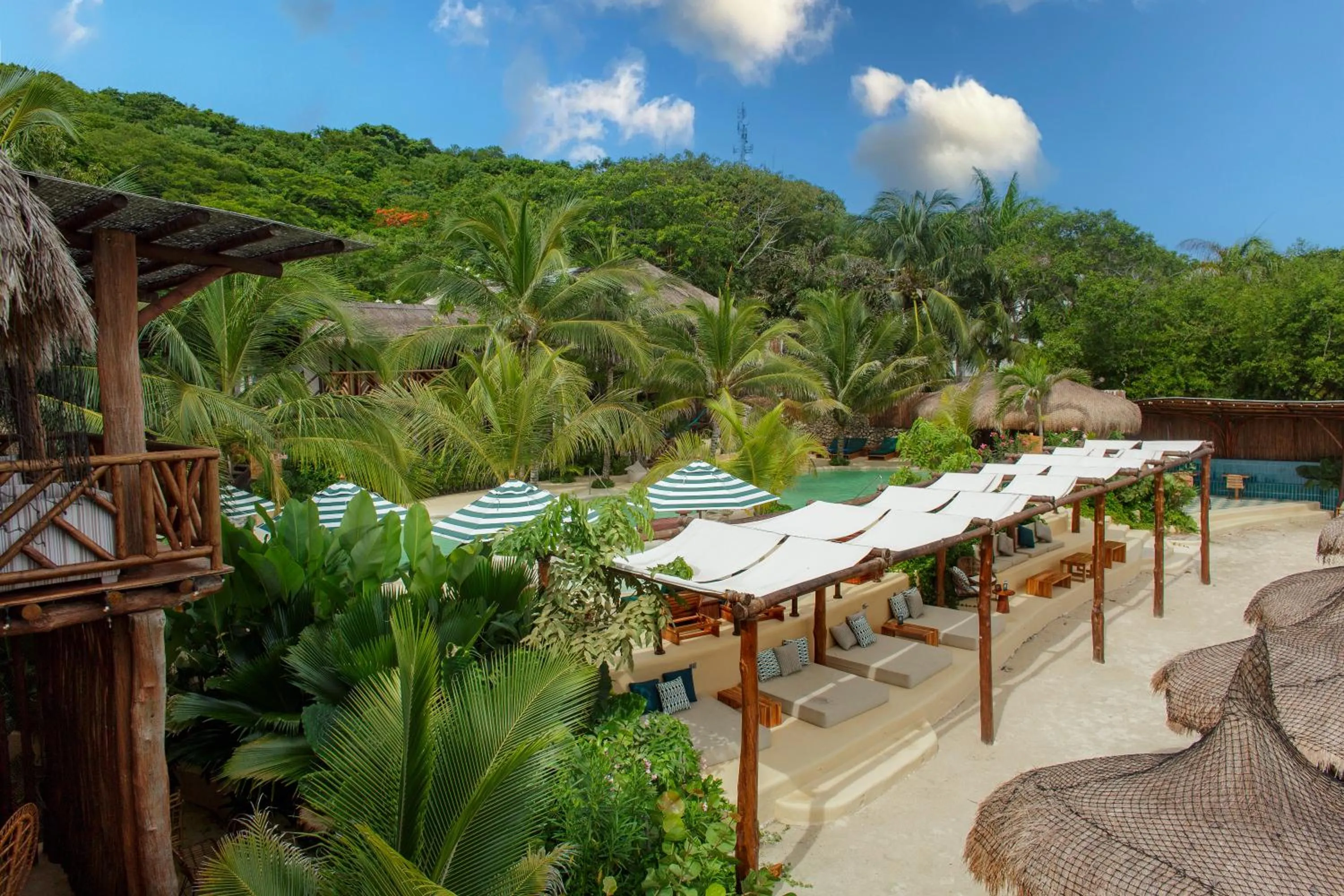 sunbed in Aura Hotel Barú