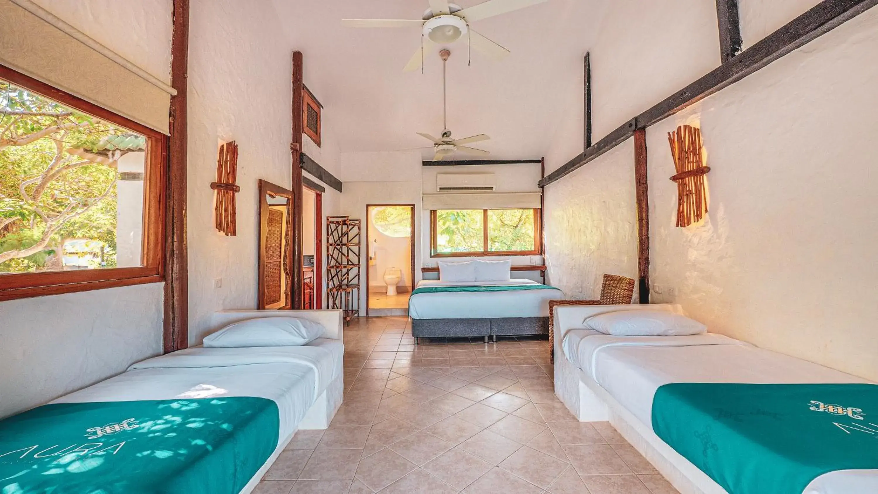 Bed in Aura Hotel Barú Bed in Aura Hotel Barú