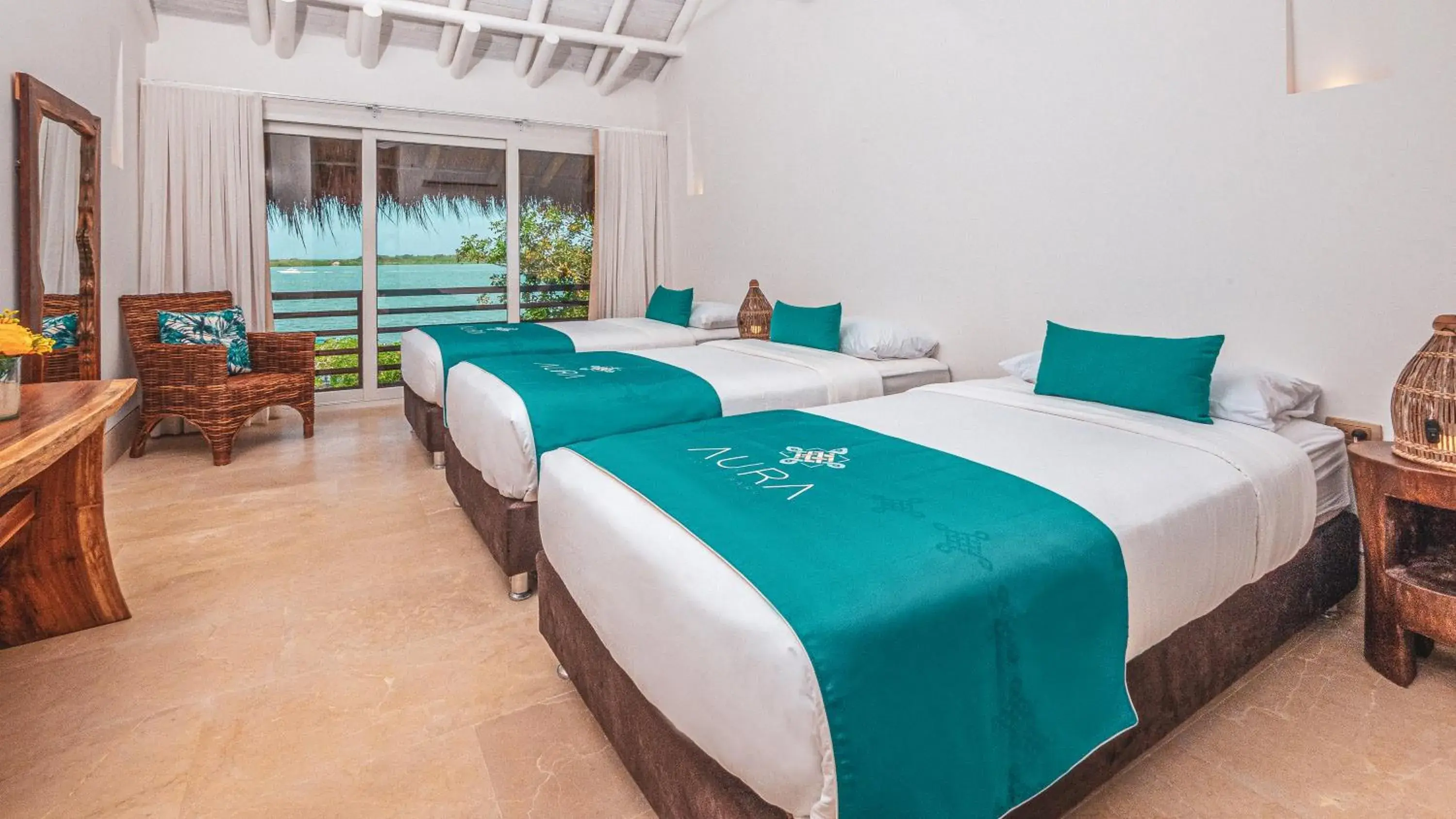 Bedroom, Bed in Aura Hotel Barú Bedroom, Bed in Aura Hotel Barú