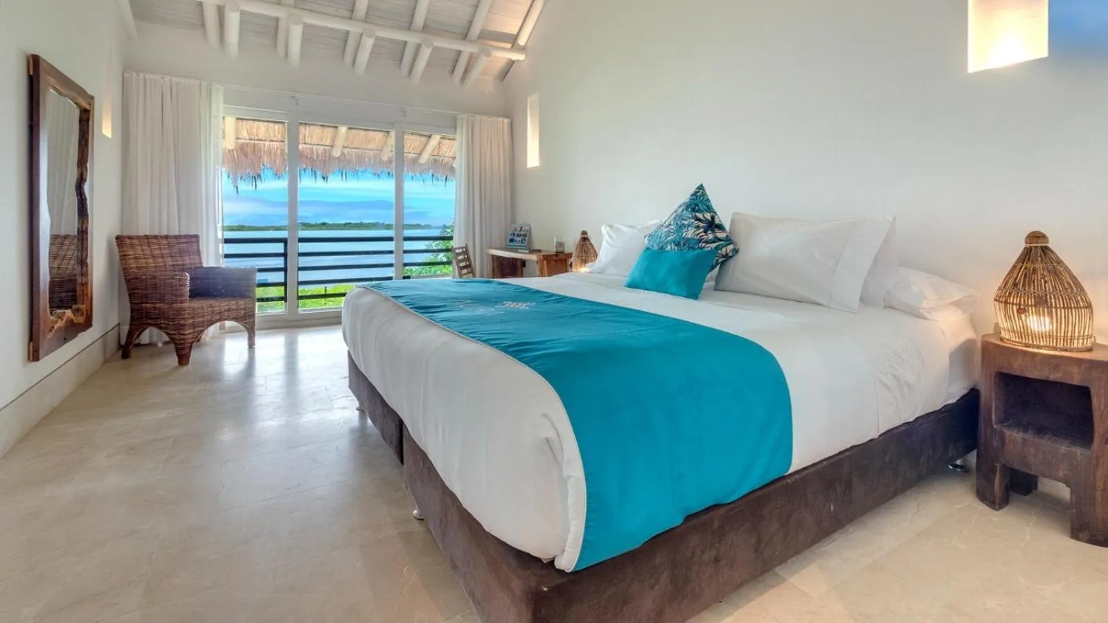 Bedroom, Bed in Aura Hotel Barú