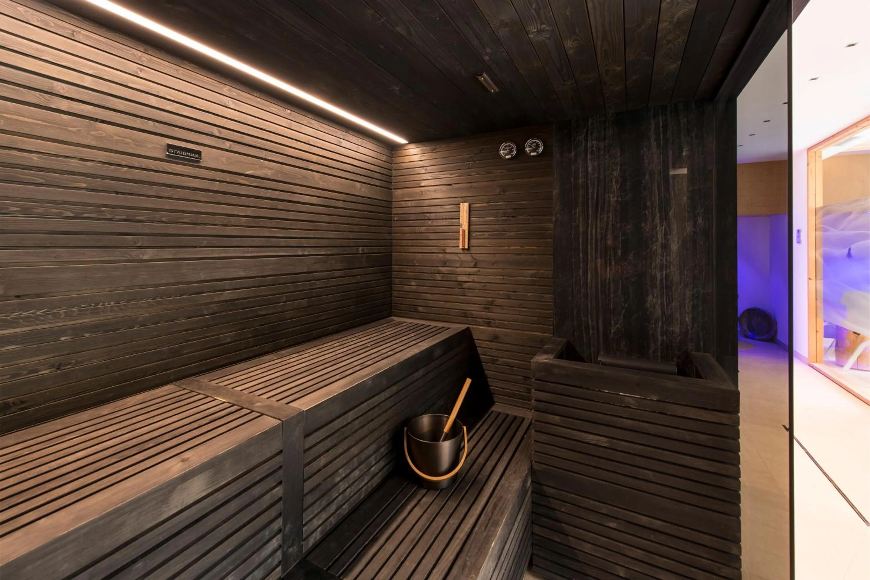 Sauna in Dolomiti Lodge Alverà