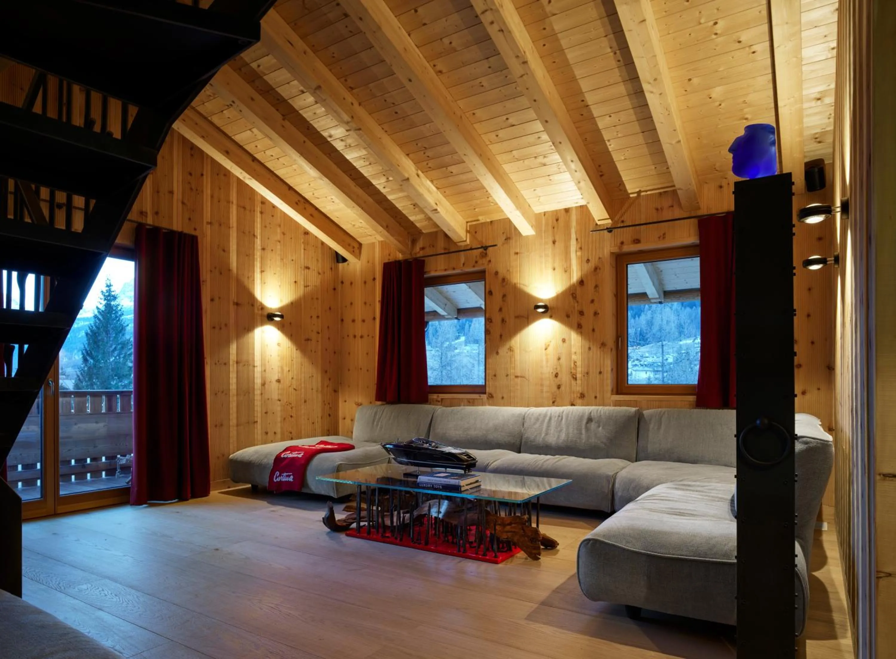 Living room in Dolomiti Lodge Alverà
